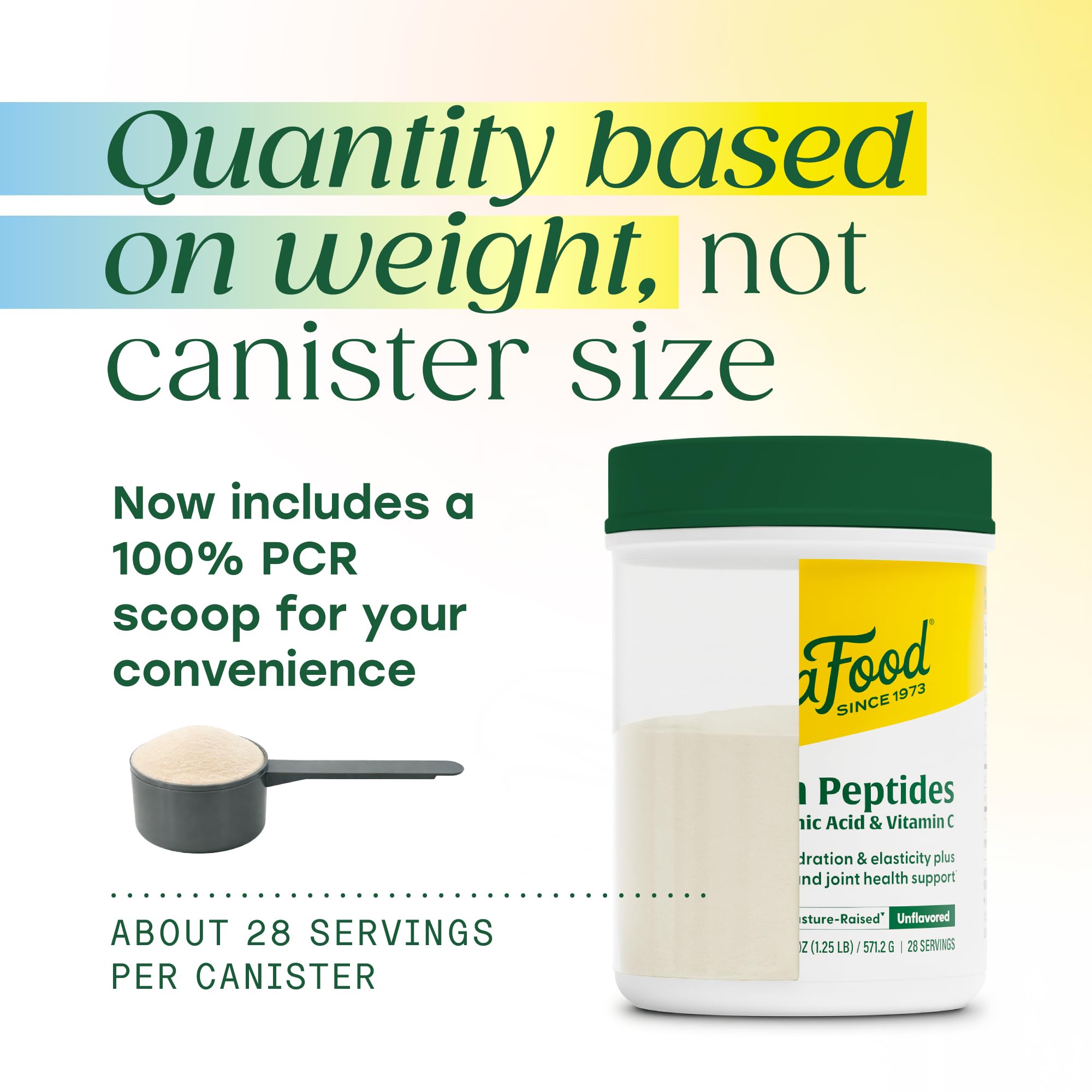 MegaFood Collagen Peptides Powder 20g Grass Fed Bovine - MegaFood Official Imagery - 7