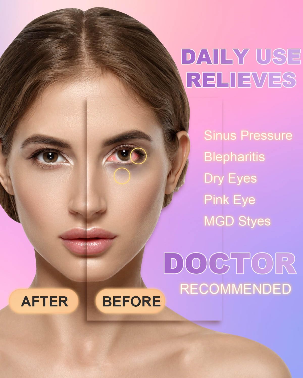 ProCIV 20 Packs Steam Eye Masks Warming Eye Masks for Dark - ProCIV Official Imagery - 3