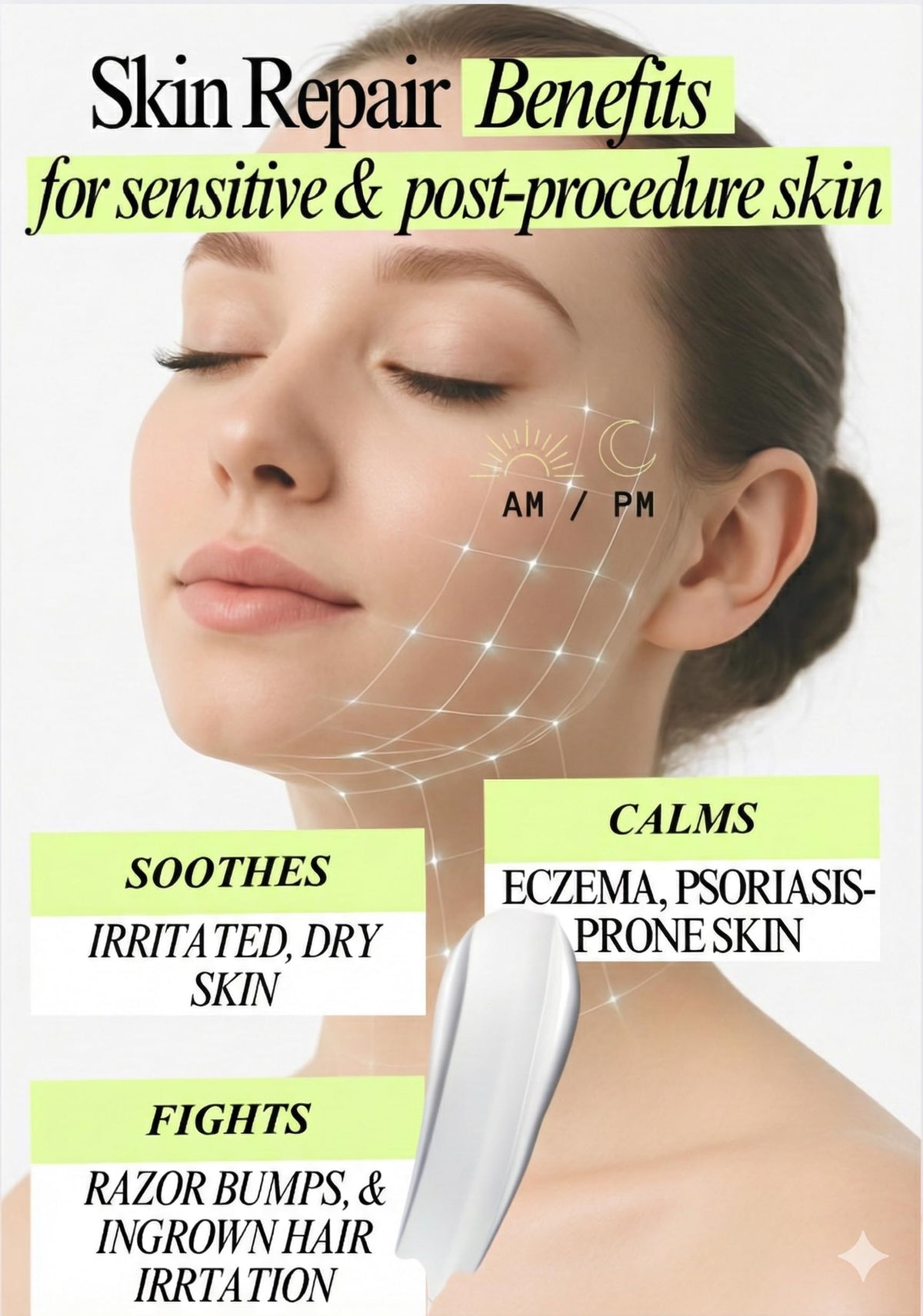 10 Panthenol Cream Centella Asiatica Ceramide Moisturizer - GPC GREEN PHARM COSMETIC Official Imagery - 5