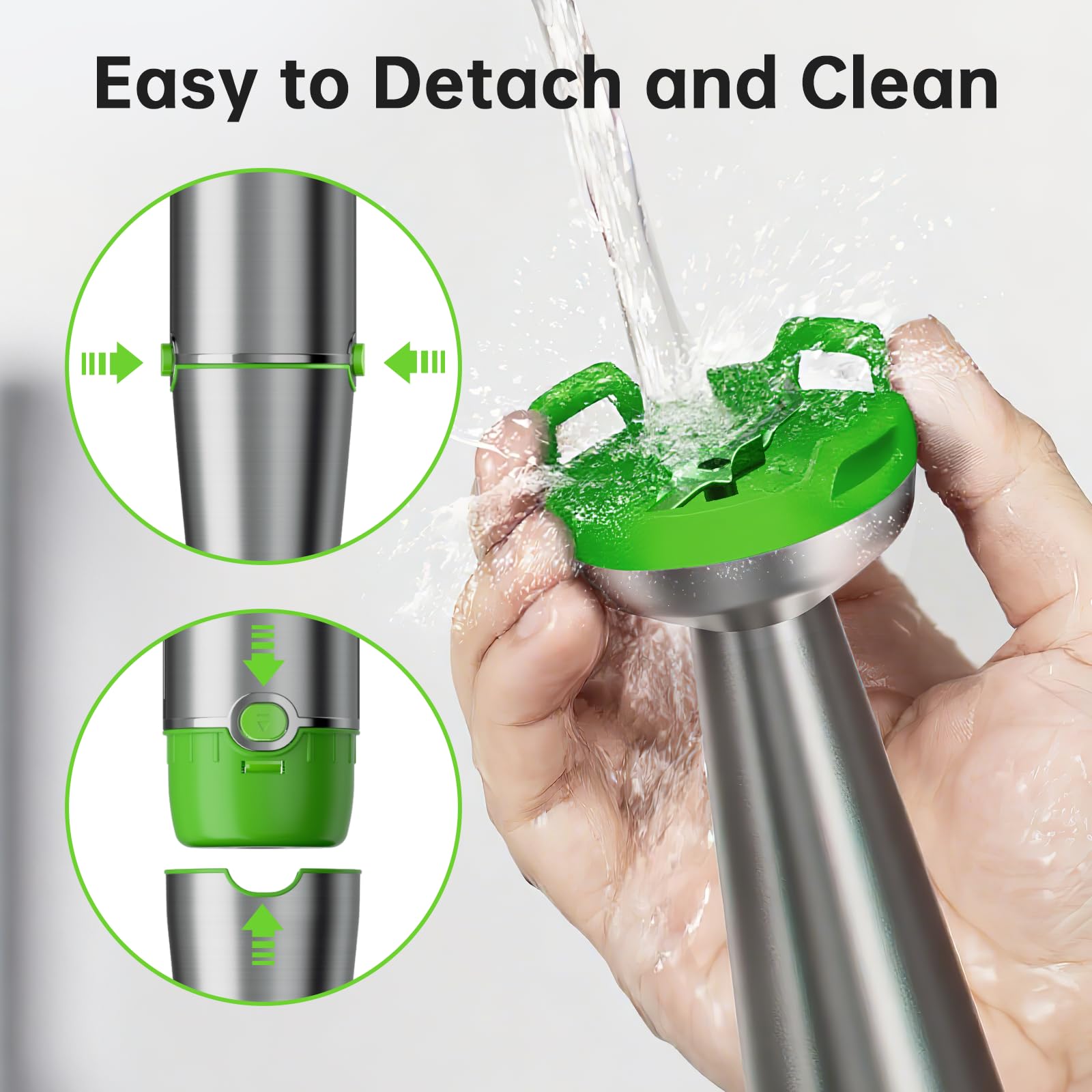 Turelar Immersion Blender Handheld Corded Hand Blenders Set 1100W - turelar Official Product View 8