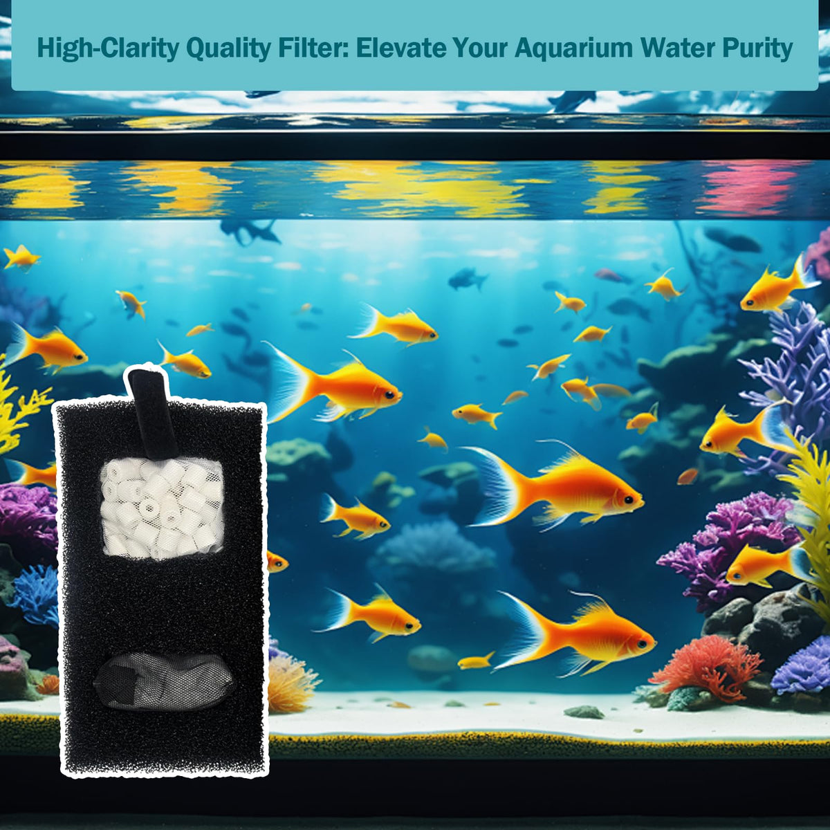 Premium Filter Media Replacement Kit - aquavico Official Imagery - 8