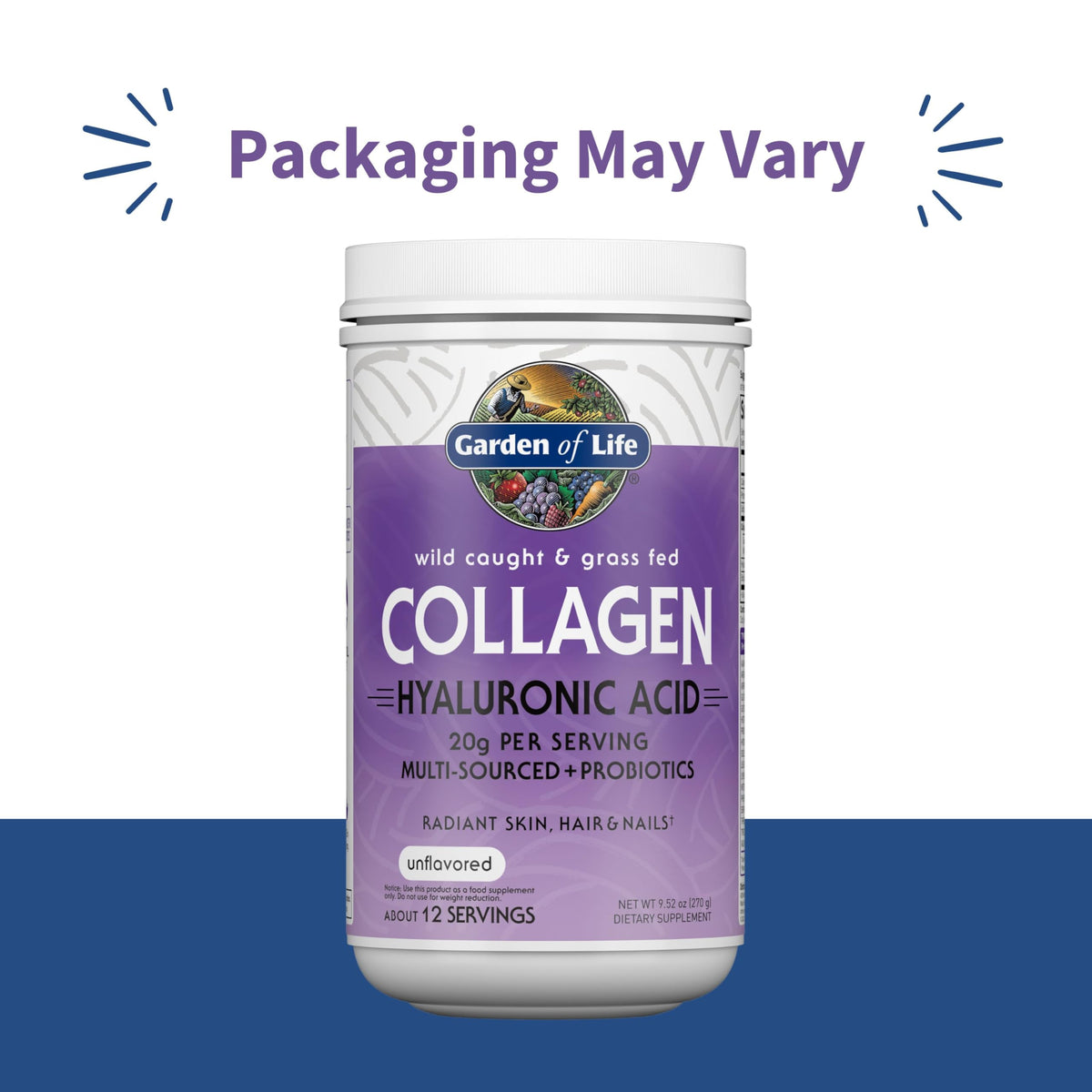Garden of Life Multi Source Collagen Powder Hyaluronic Acid - Garden of Life Official Imagery - 3