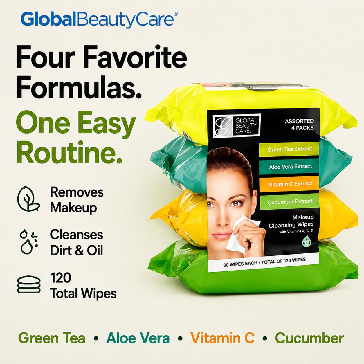 Global Beauty Care Variety Pack Waterproof Makeup Remover - Global Beauty Care