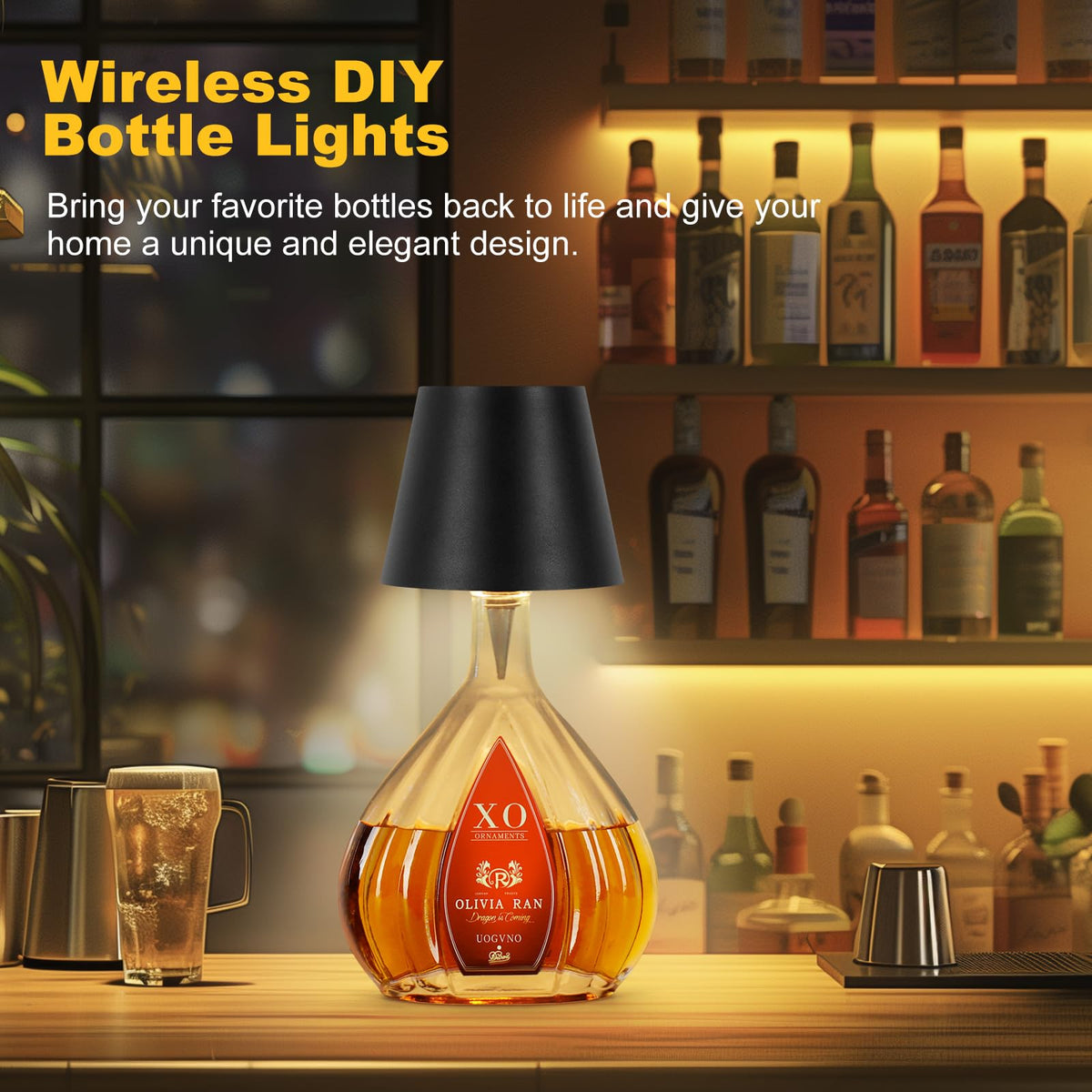 2 Pack Wine Bottle Lamps 2026 New 3 Color Rechargeable - Mebaraul Official Imagery - 5