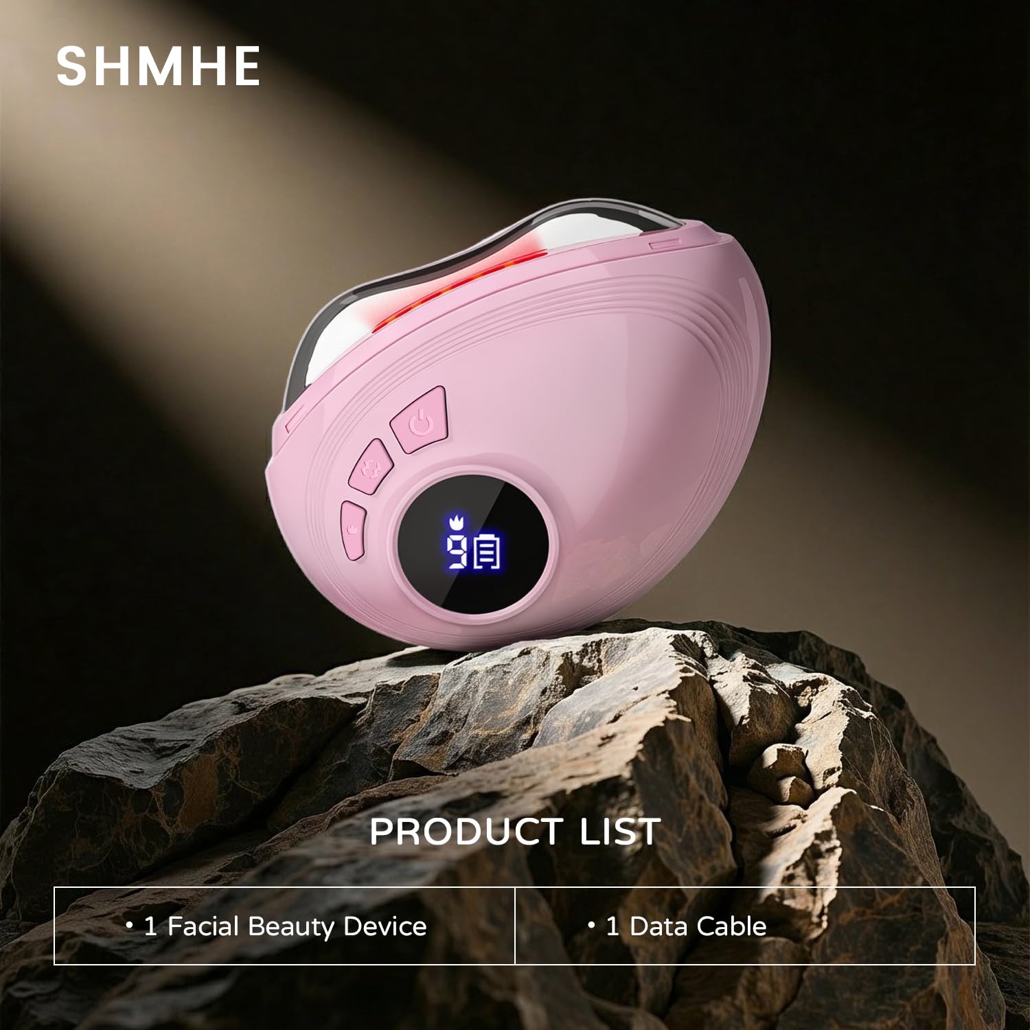 Professional LED Red Light Gua Sha Massager 9 Level - SHMHE Official Imagery - 7