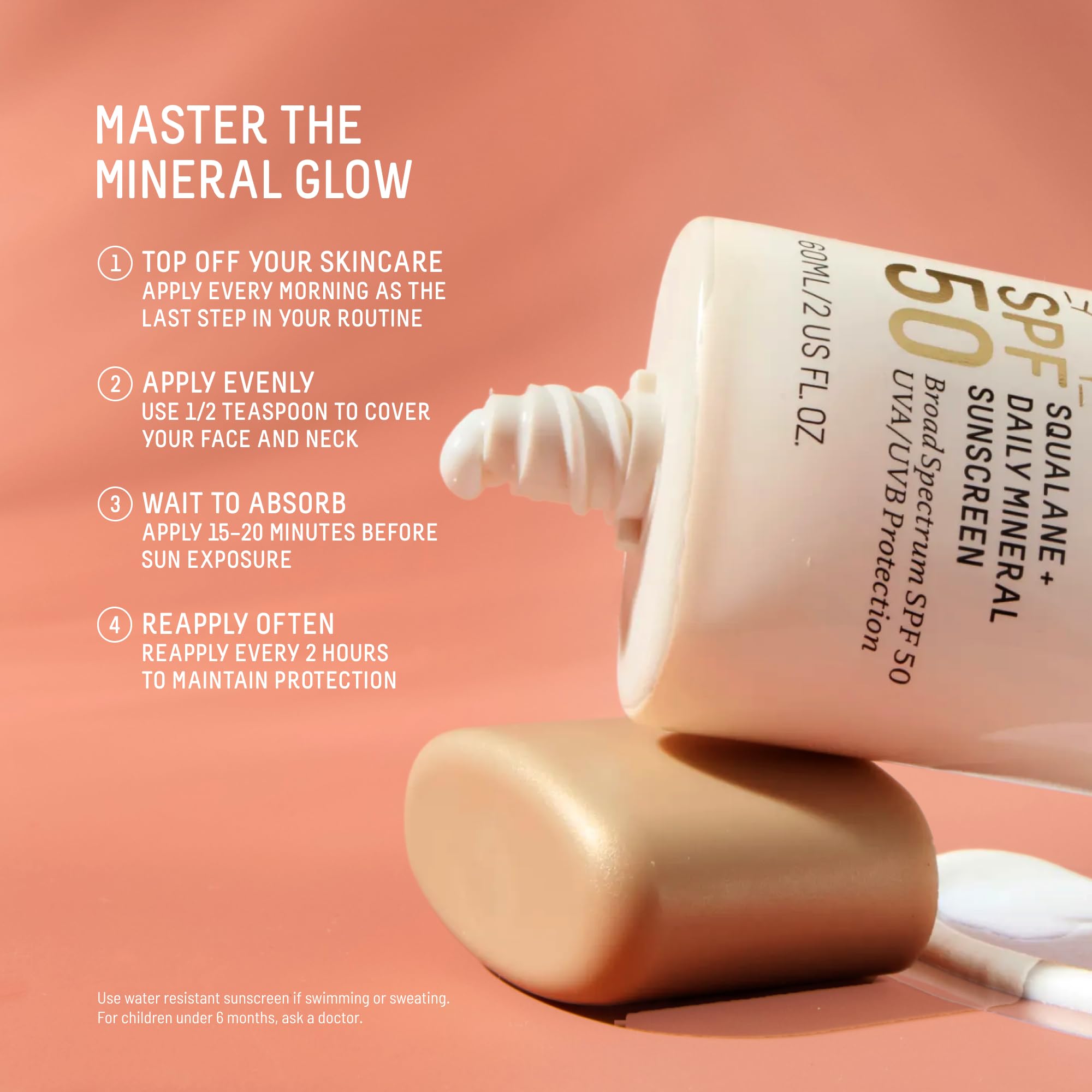 BIOSSANCE Squalane Daily Mineral SPF 50 Sunscreen Lotion - BIOSSANCE Official Imagery - 7