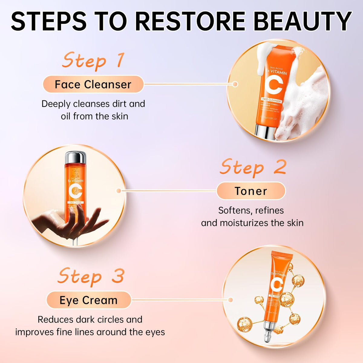 Vitamin C Skin Care Set for Women - KIUORET Official Imagery - 6