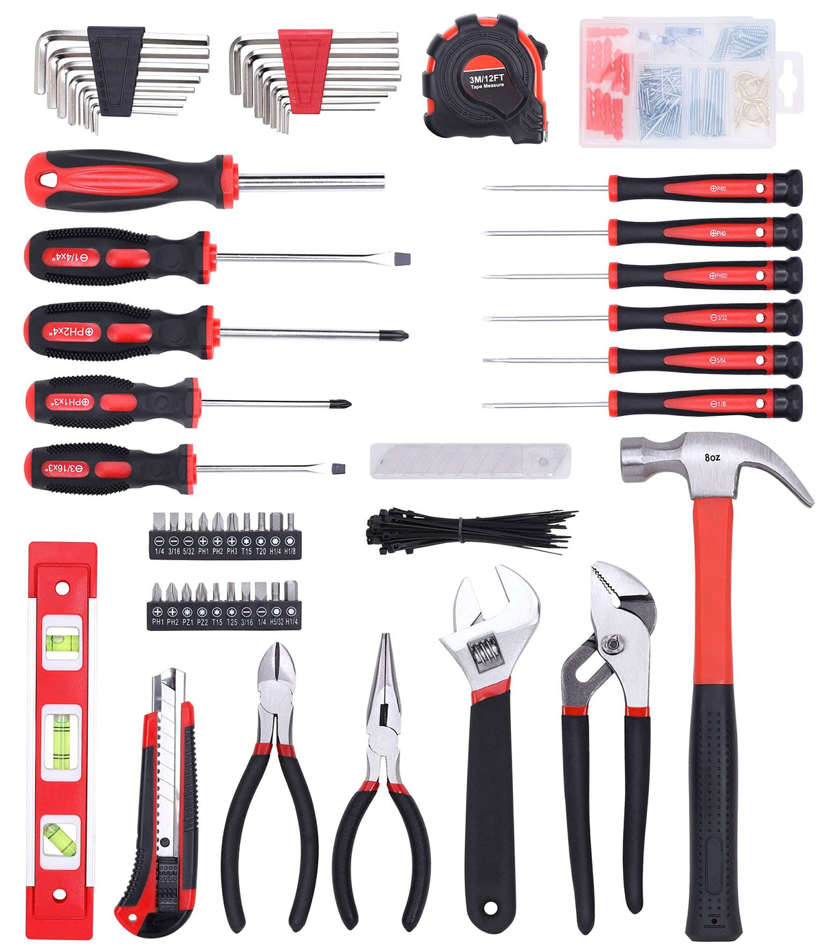 FASTPRO 215 Piece Home Repairing Tool Set with 12 Inch Bag - FASTPRO Official Imagery - 3