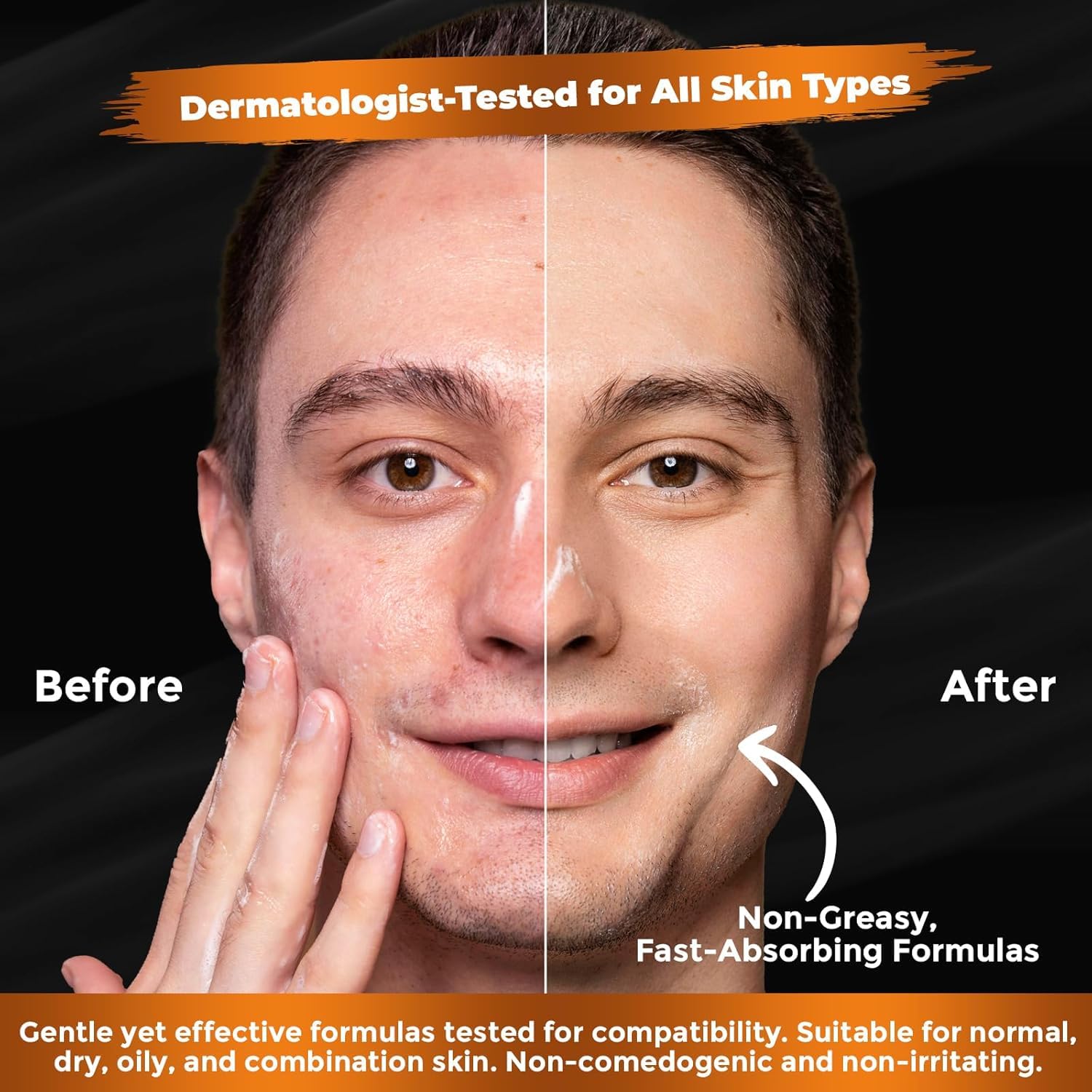Gift for Men Skincare Men's Skin Care Facial Kit Complete - AN BAILIHUA