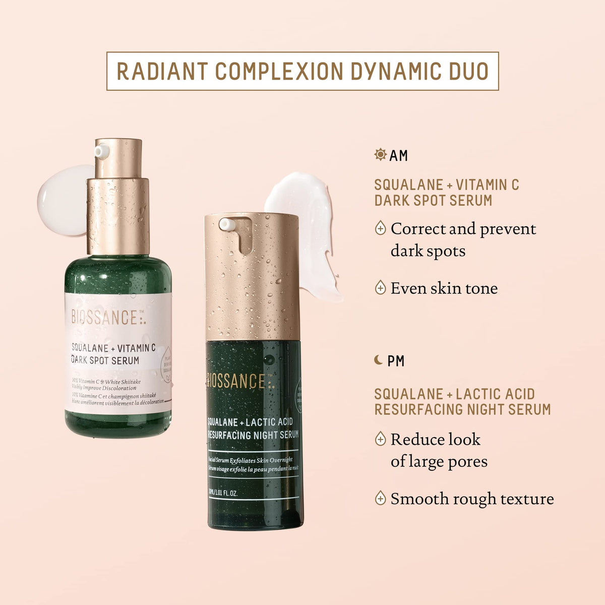 Biossance Squalane Vitamin C Dark Spot Face Serum 10 Vitamin - Premium Selection Official Imagery - 6