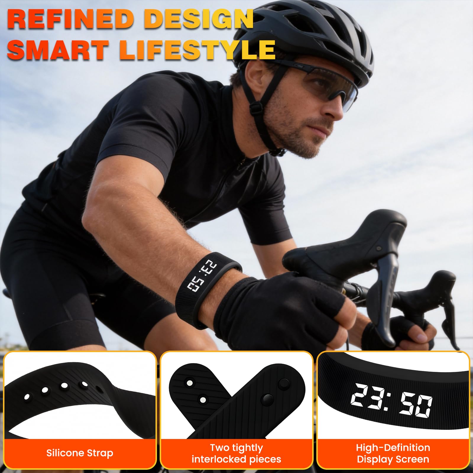 NLCCLTQ Effective Alarm Clocks for Deep Sleepers Extremely Vibrating W - View 4