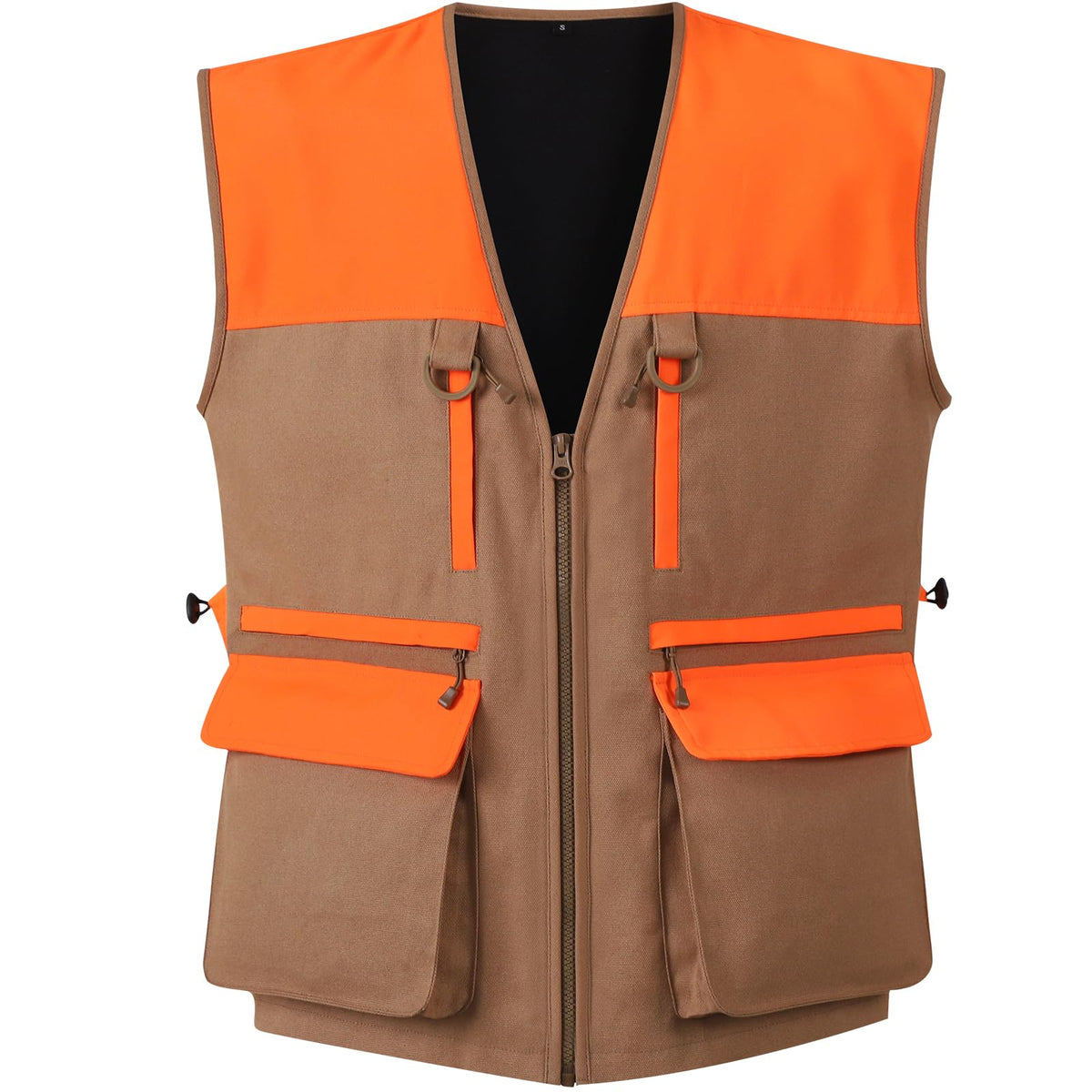 NEW VIEW Upland Hunting Vest for Men Blaze Orange Pheasant - NEW VIEW Official Imagery - 1