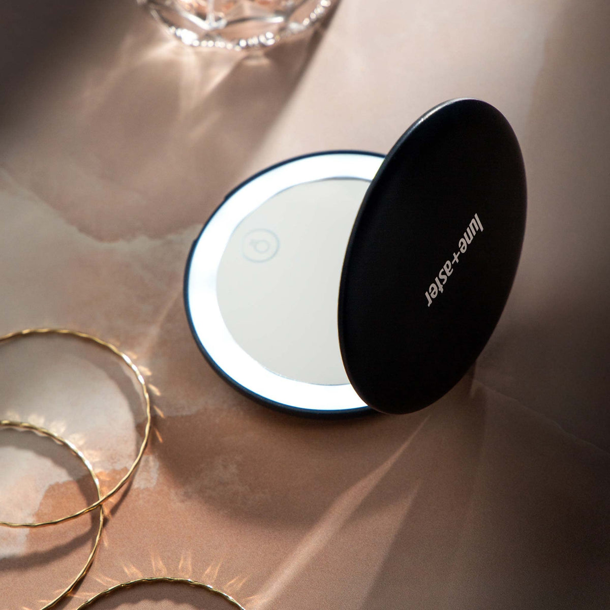 Lune Aster Rechargeable LED Compact Mirror - Premium Selection Official Imagery - 4