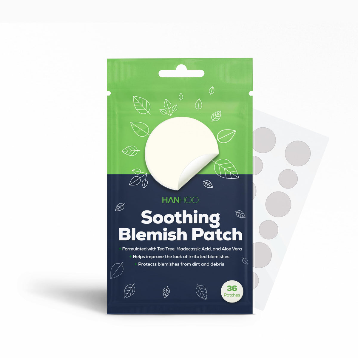 HANHOO Soothing Blemish Patch with Aloe Madecassic Acid and - HANHOO Official Imagery - 2