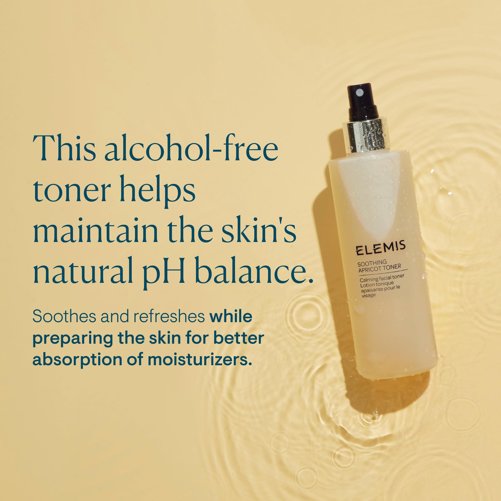 ELEMIS Soothing Apricot Alcohol Free Facial Toner to Calm - Premium Selection Official Imagery - 4