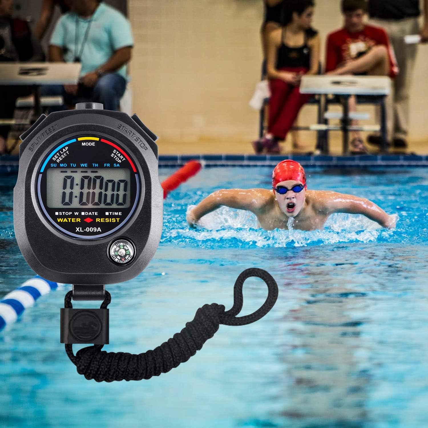 KingL Digital Stopwatch Timer - Interval Timer with Large Display. - View 2
