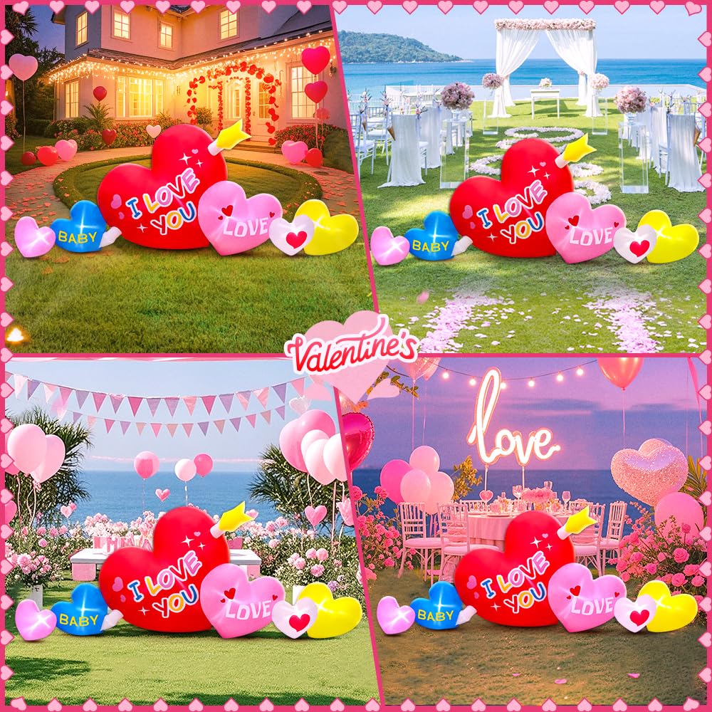 9FT Mothers Day Inflatables Outdoor Decorations Valentine - KOOY Official Imagery - 4