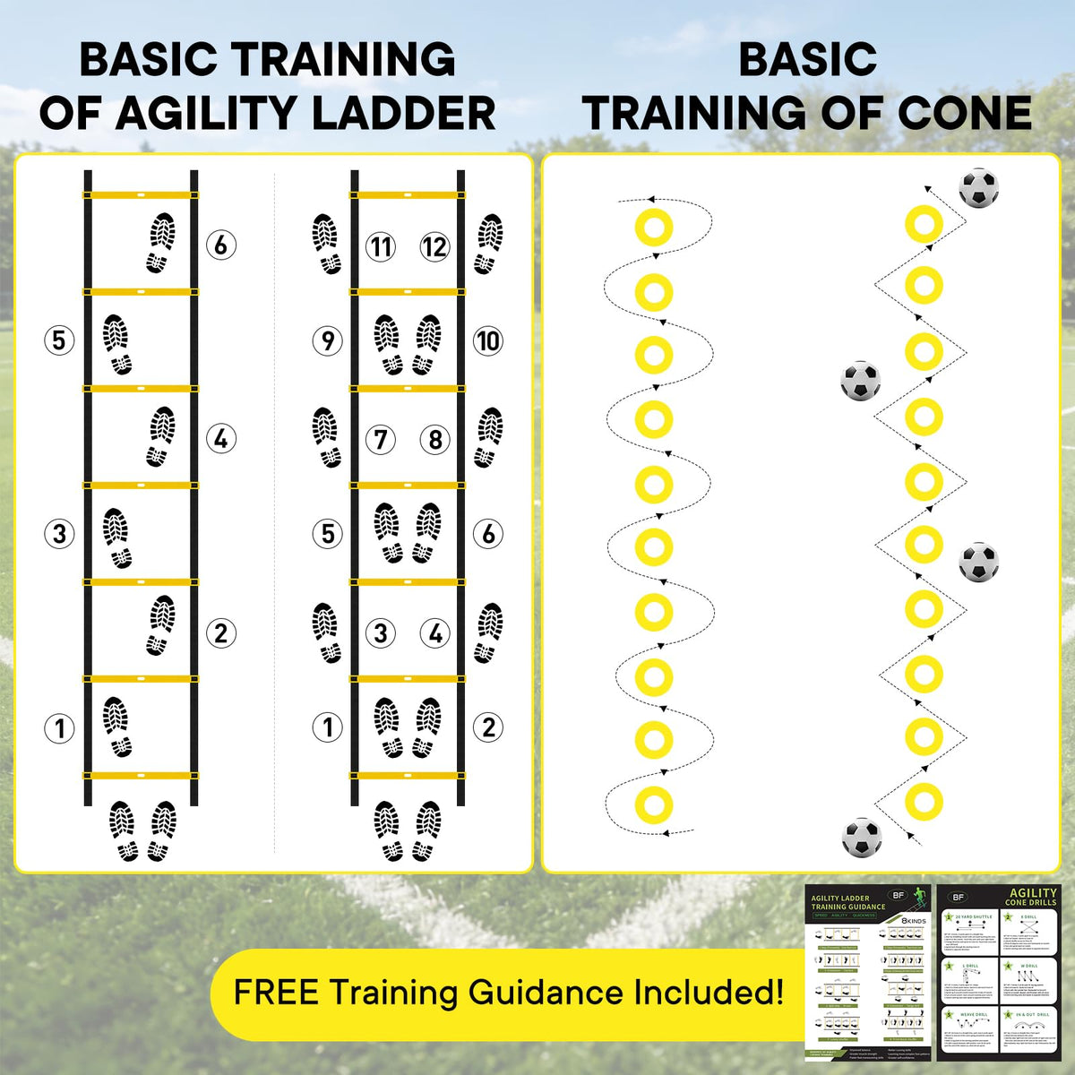 NEWBULIG Agility Ladder Speed Training Equipment Football - NEWBULIG Official Imagery - 5