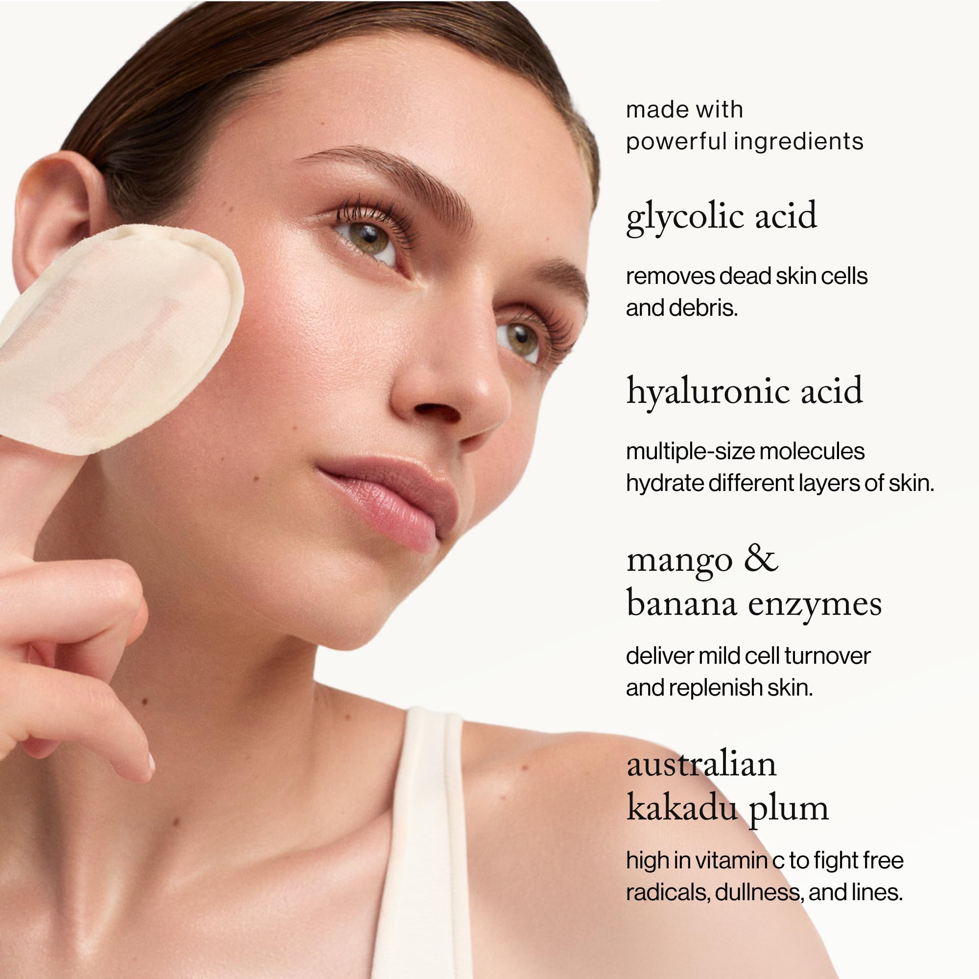 goop Beauty 15 Glycolic Acid Exfoliating Pads - goop Official Imagery - 4