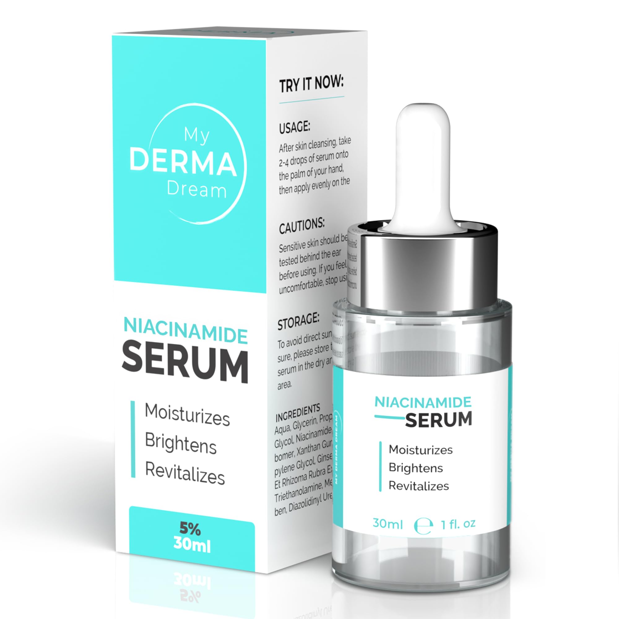 5 Niacinamide Serum for Face Dark Spots Large Pores Oily - My Derma Dream Official Imagery - 2