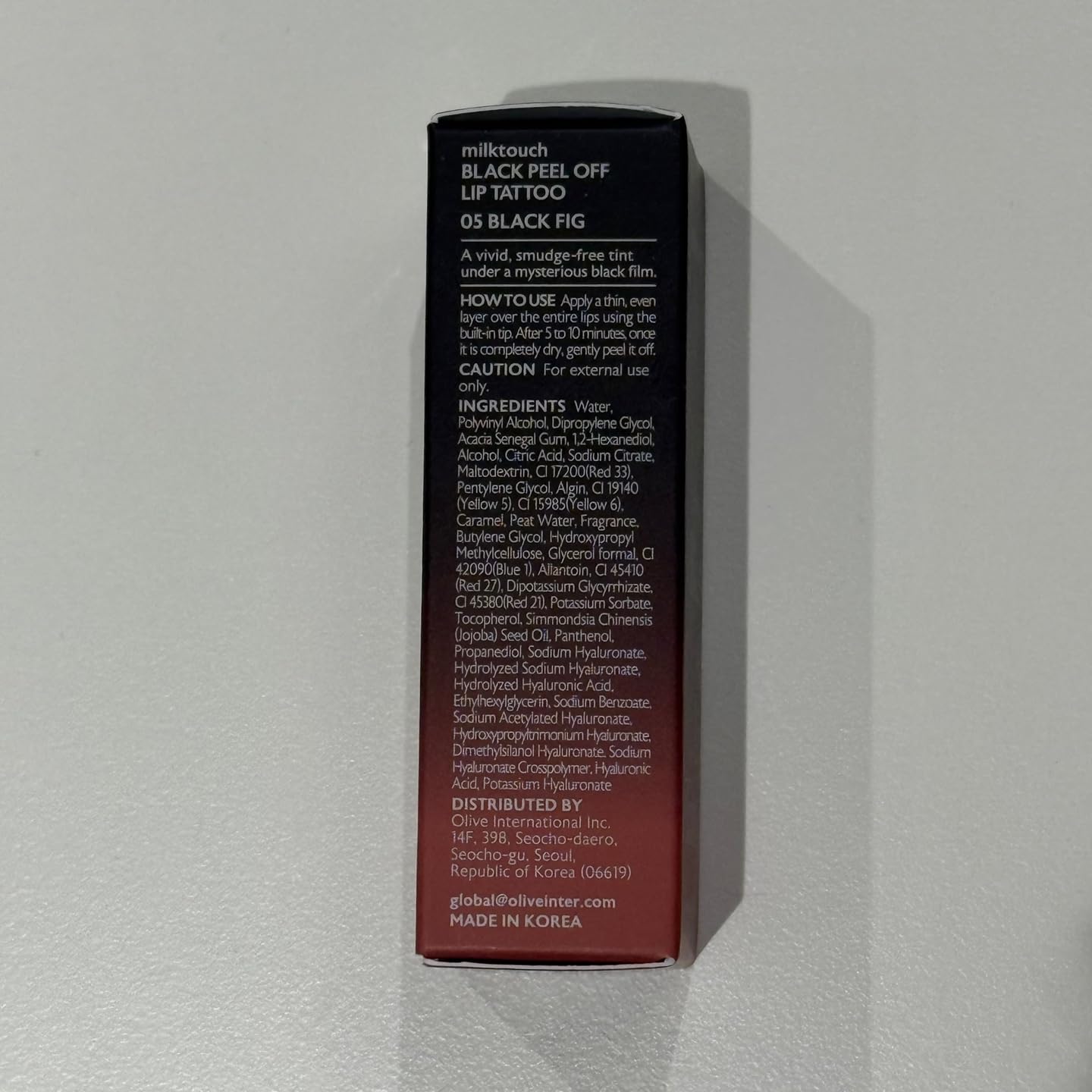 MILKTOUCH Black Peel Off Lip Tattoo - Long Lasting Matte Lip & Waterproof & - MILKTOUCH Official Product View 9