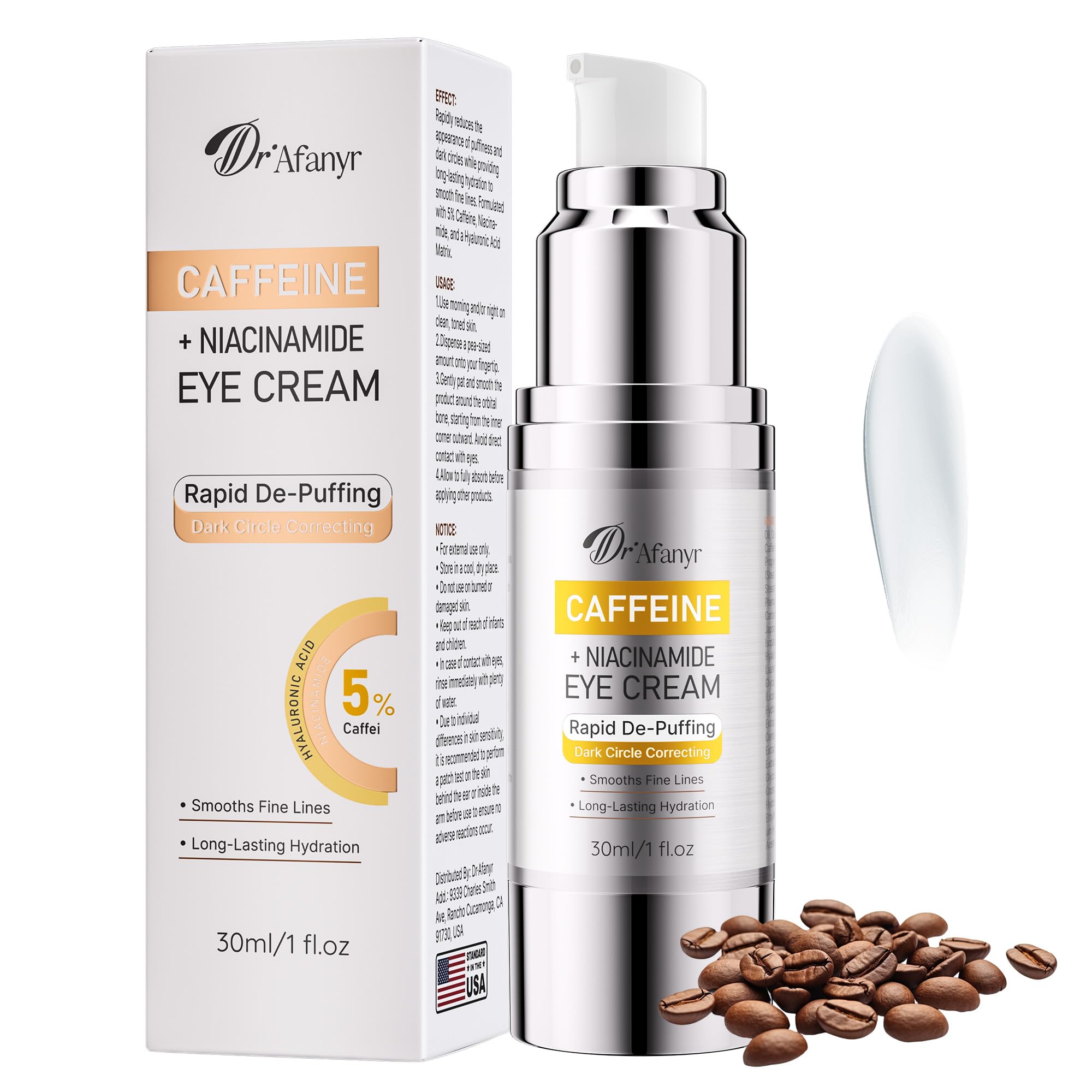 Caffeine Eye Cream - DR.Afanyr Official Imagery - 2