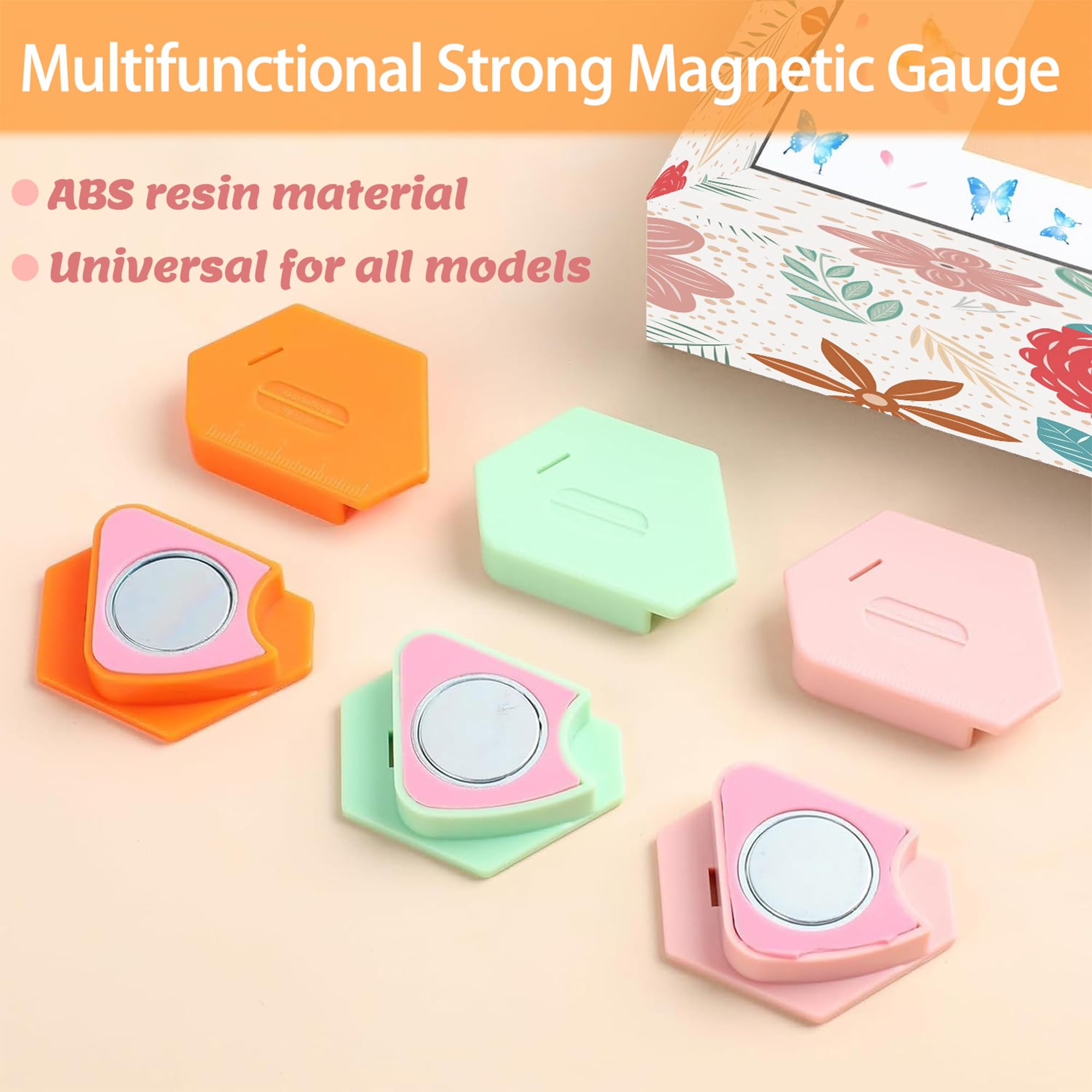 XIRTAIOV 3 Pack Magnetic Seam Guide for Sewing Machine, Upgraded by XIRTAIOV - Angle View 3