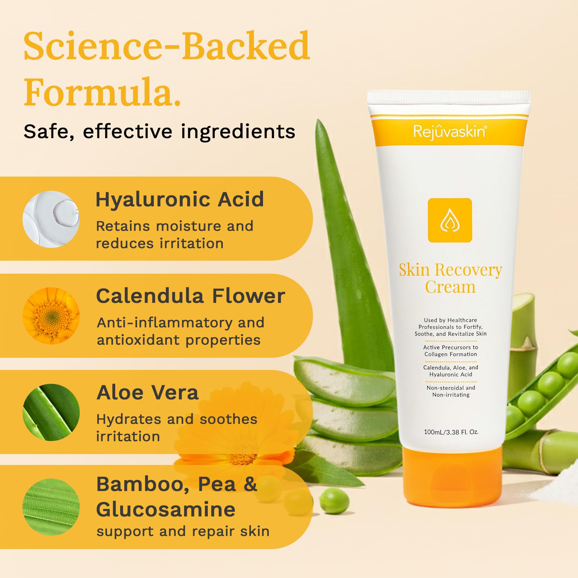 Rejuvaskin Skin Recovery Cream 100mL – Radiation & Eczema Relief