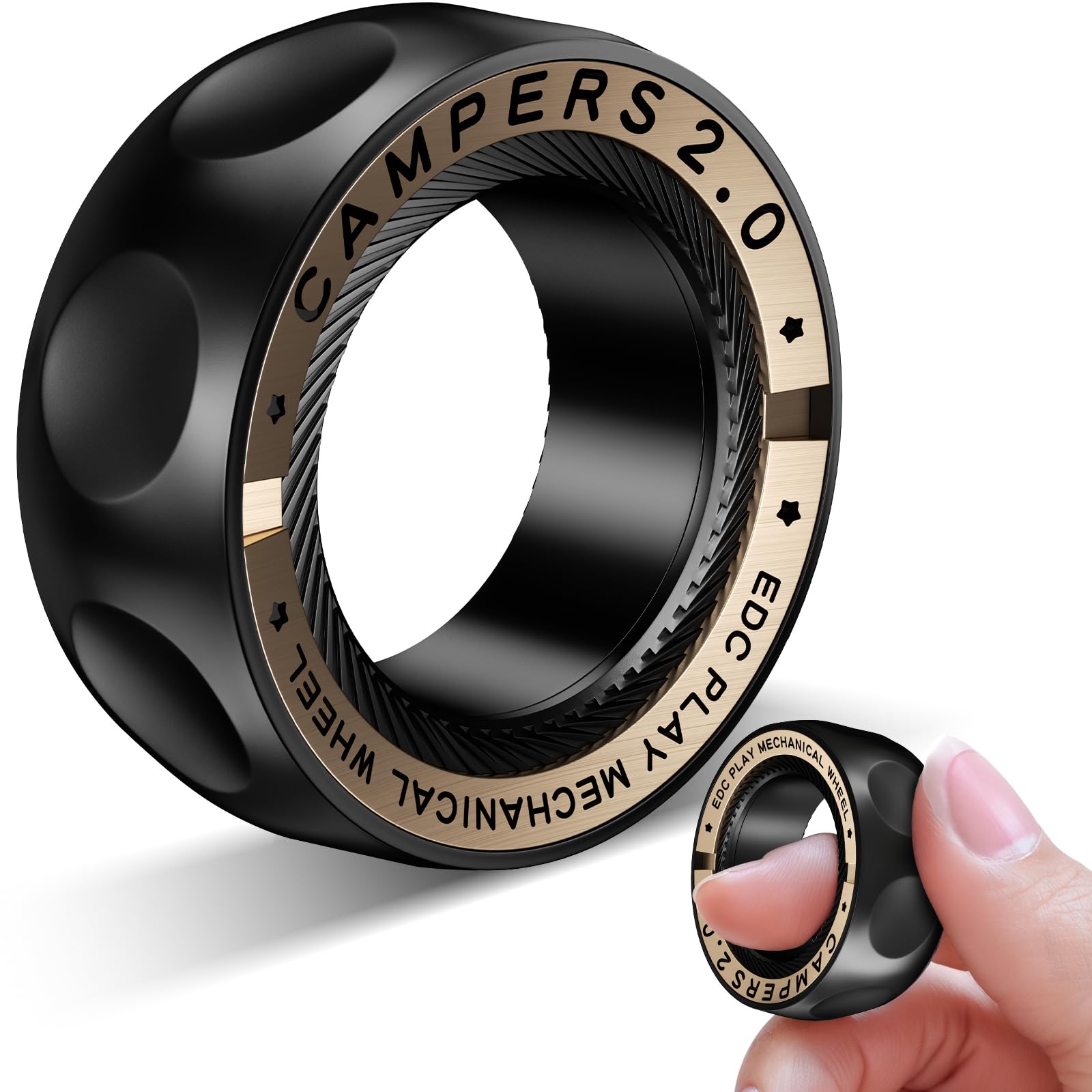 INNÔPLUS Magnetic Fidget Spinner Rings – Stress Relief EDC