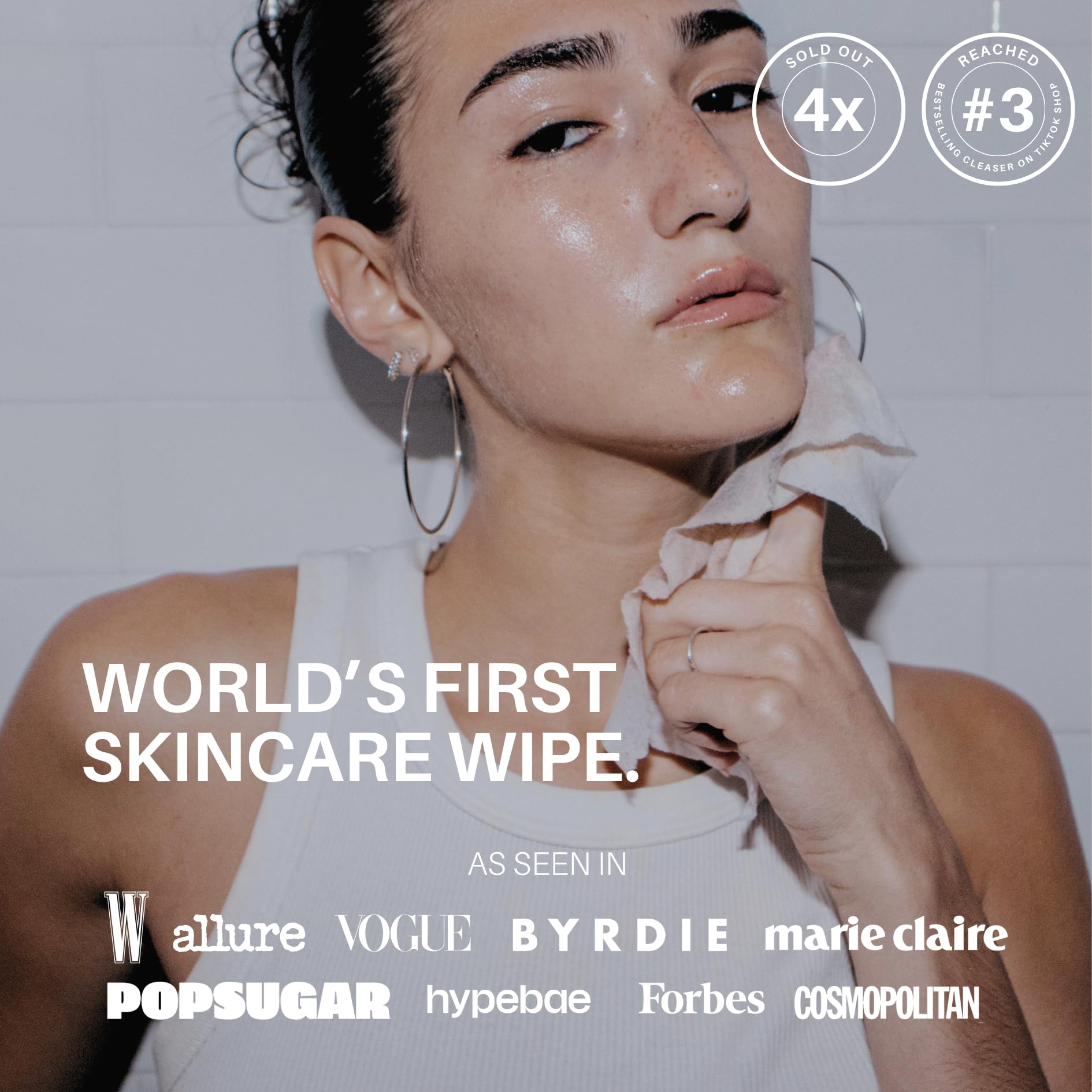 4AM Clean Sheets Hydrating Micellar Skincare Wipes for Face, No - 4AM