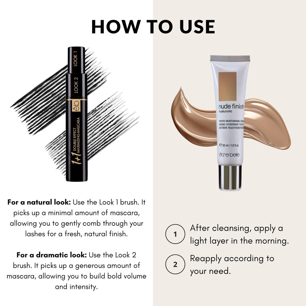 tre belle Hyaluronic Tinted Moisturizing Cream 2 in 1 Double - êb être belle Official Imagery - 3