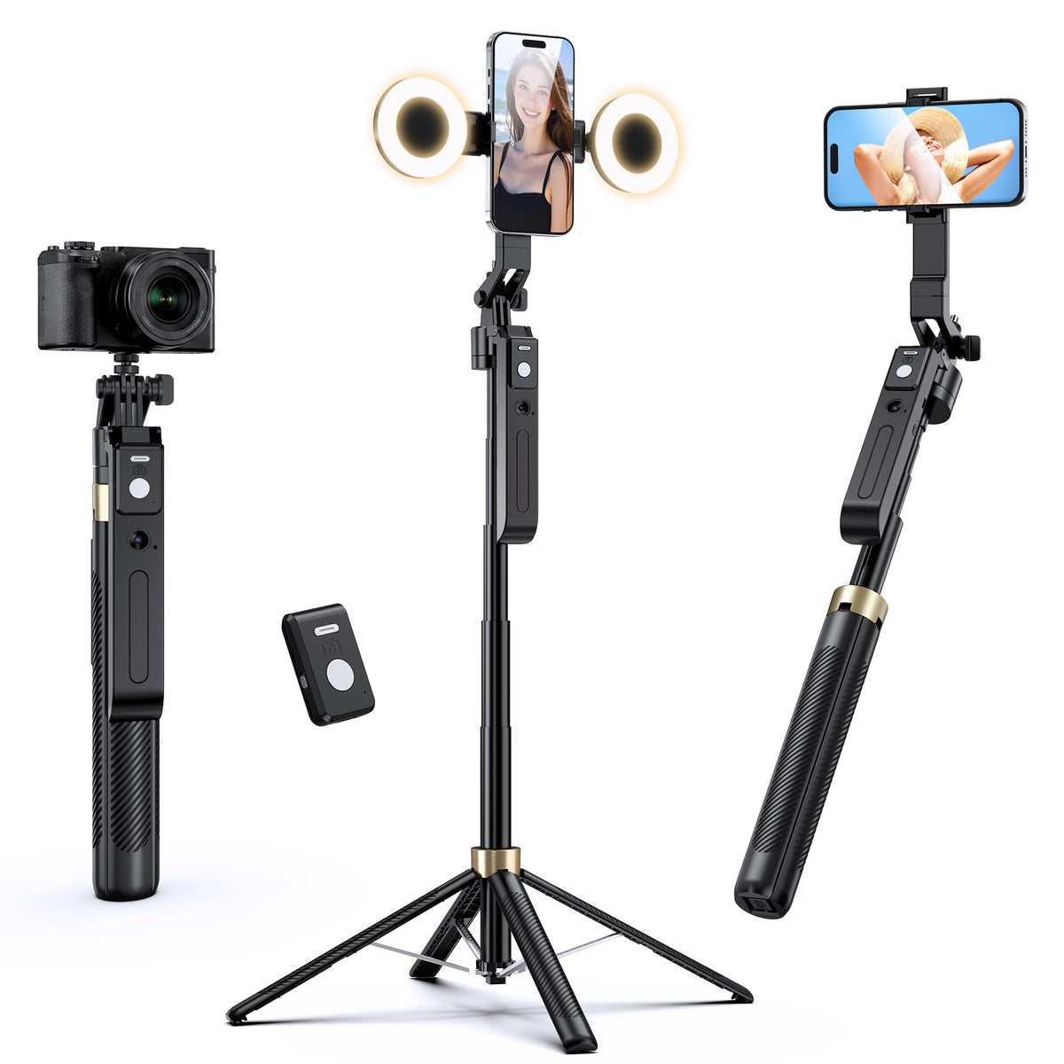 UBeesize 70 Auto Face Tracking Phone Tripod for iPhone - UBeesize Official Imagery - 2