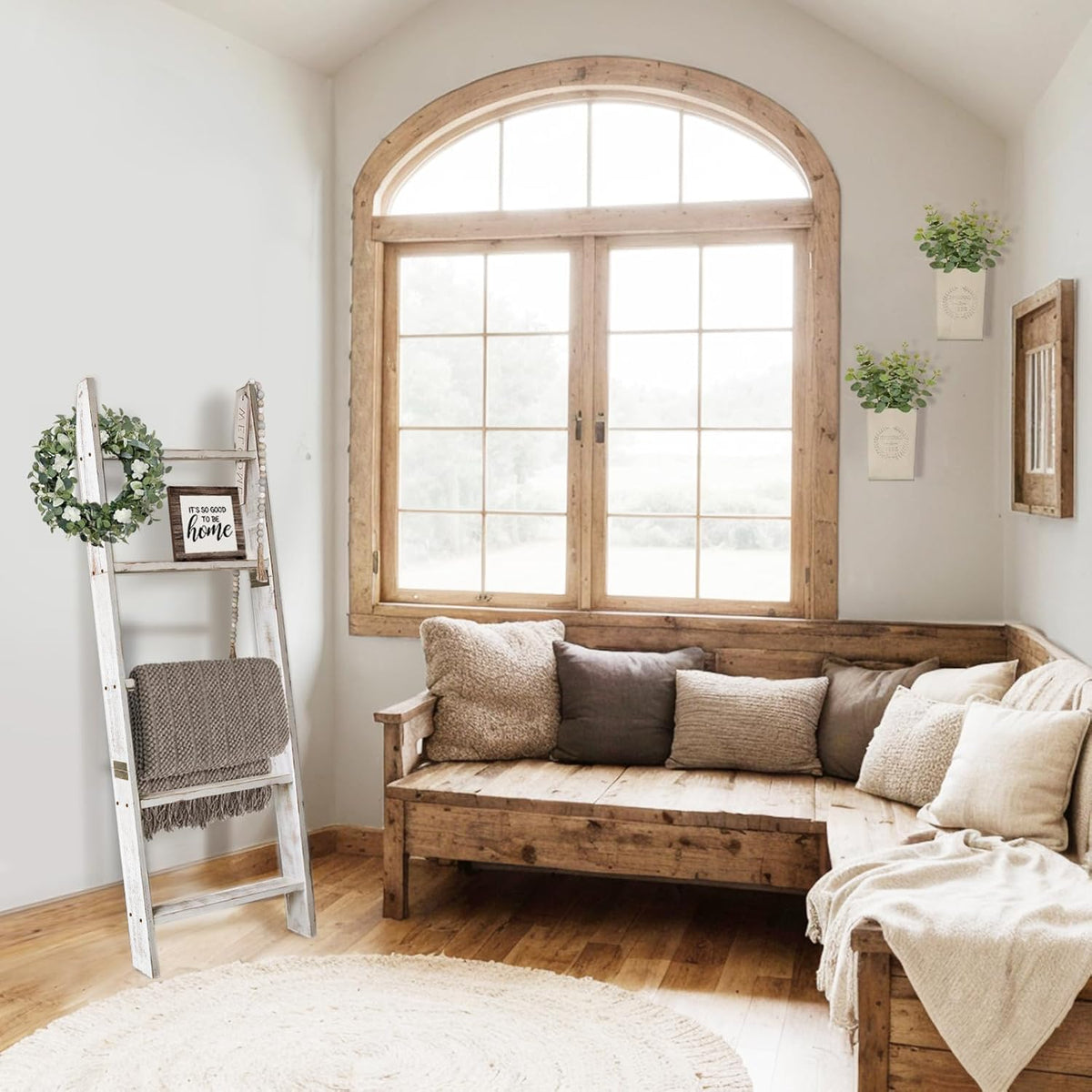 Honest Blanket Ladders for the Living Room 5 Tier Blanket - HONEST OUTFITTERS Official Imagery - 3