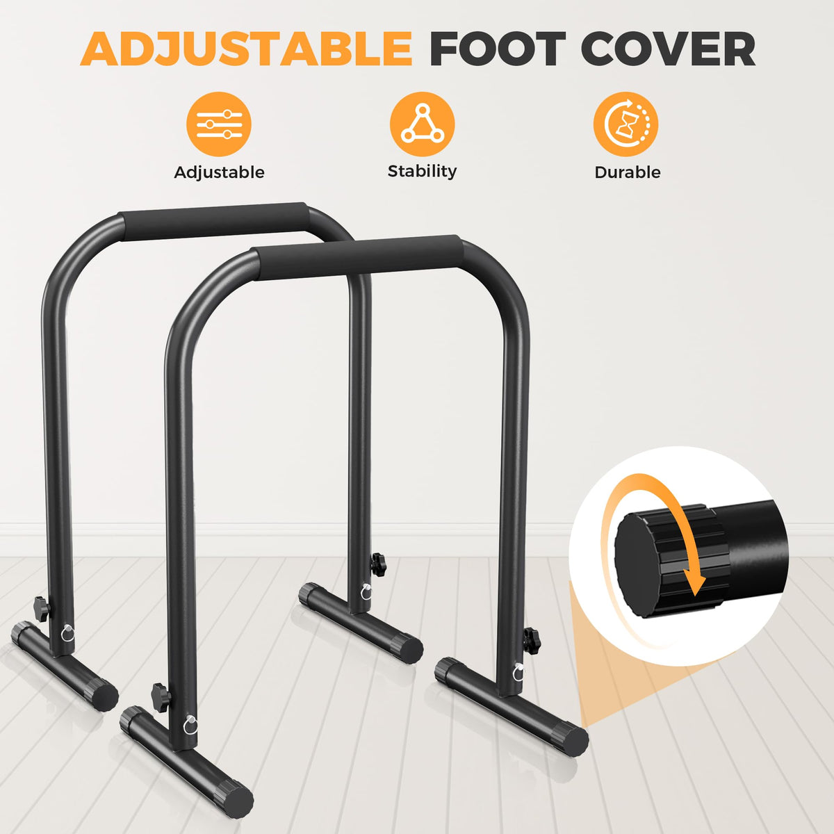 Outdoor Basic Adjustable Dip Bar Station - outdoor basic Official Imagery - 5