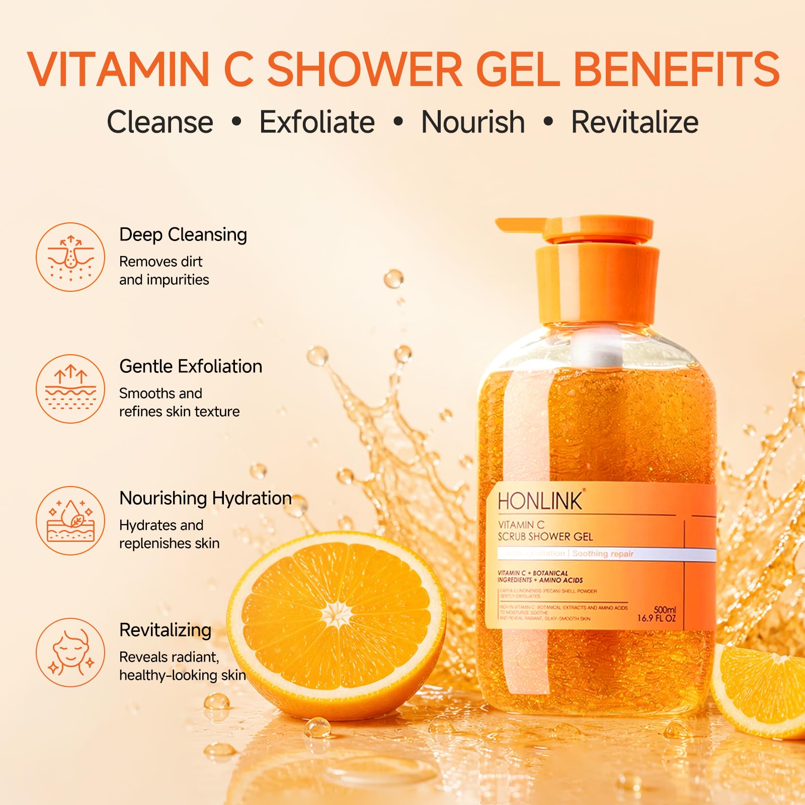 Vitamin C Gift Set for Women, Facial Skincare Gift Box + - UZTUZT