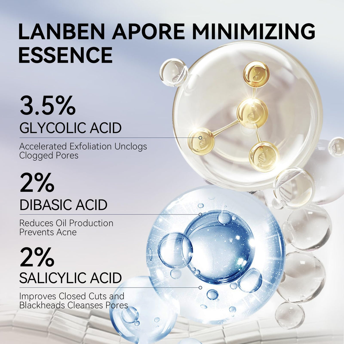 LANBENA 3 in 1 Blackhead Remover Set Pore Strips 30g Pore - LANBENA Official Imagery - 7