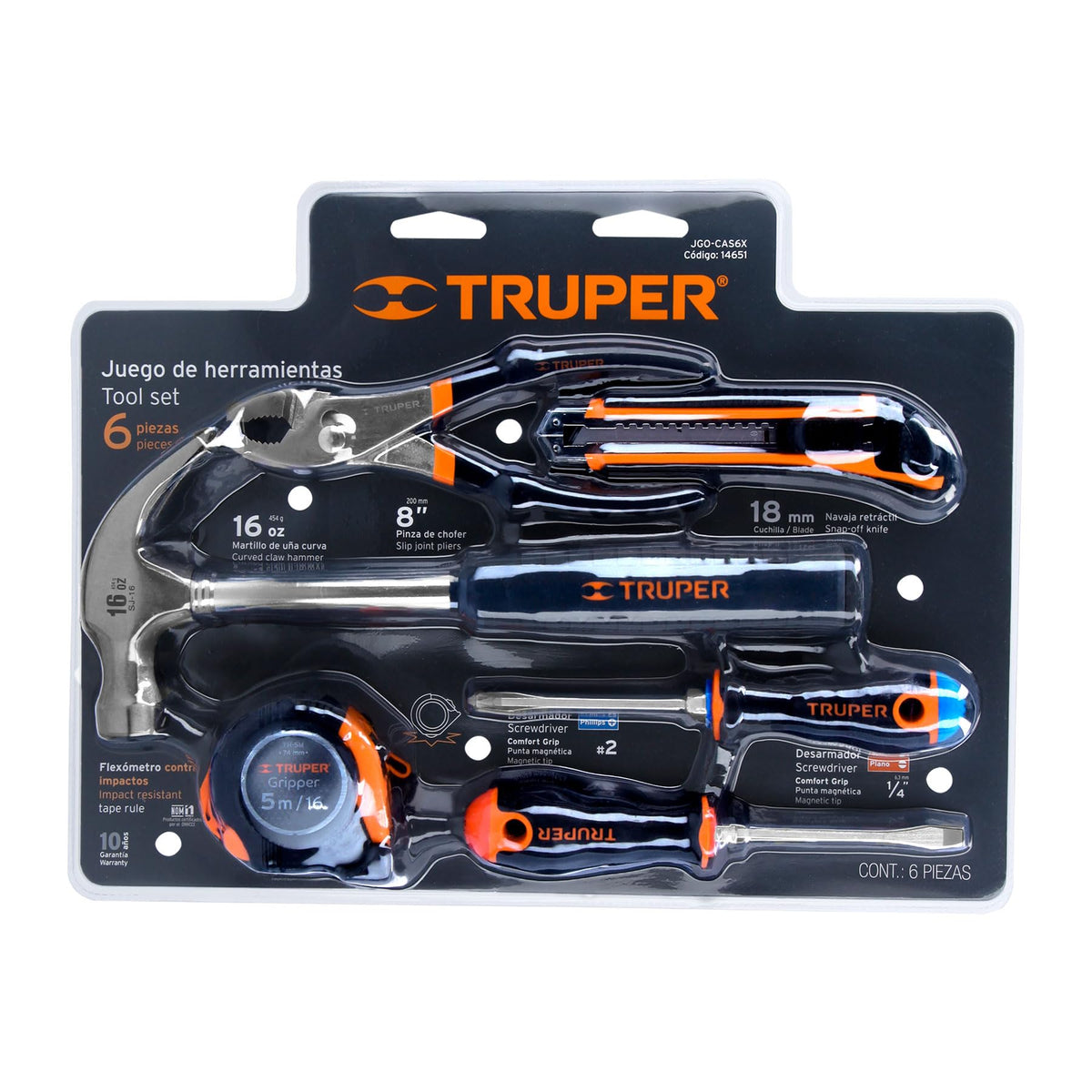 Home game tools 6 pieces - Truper Official Imagery - 5