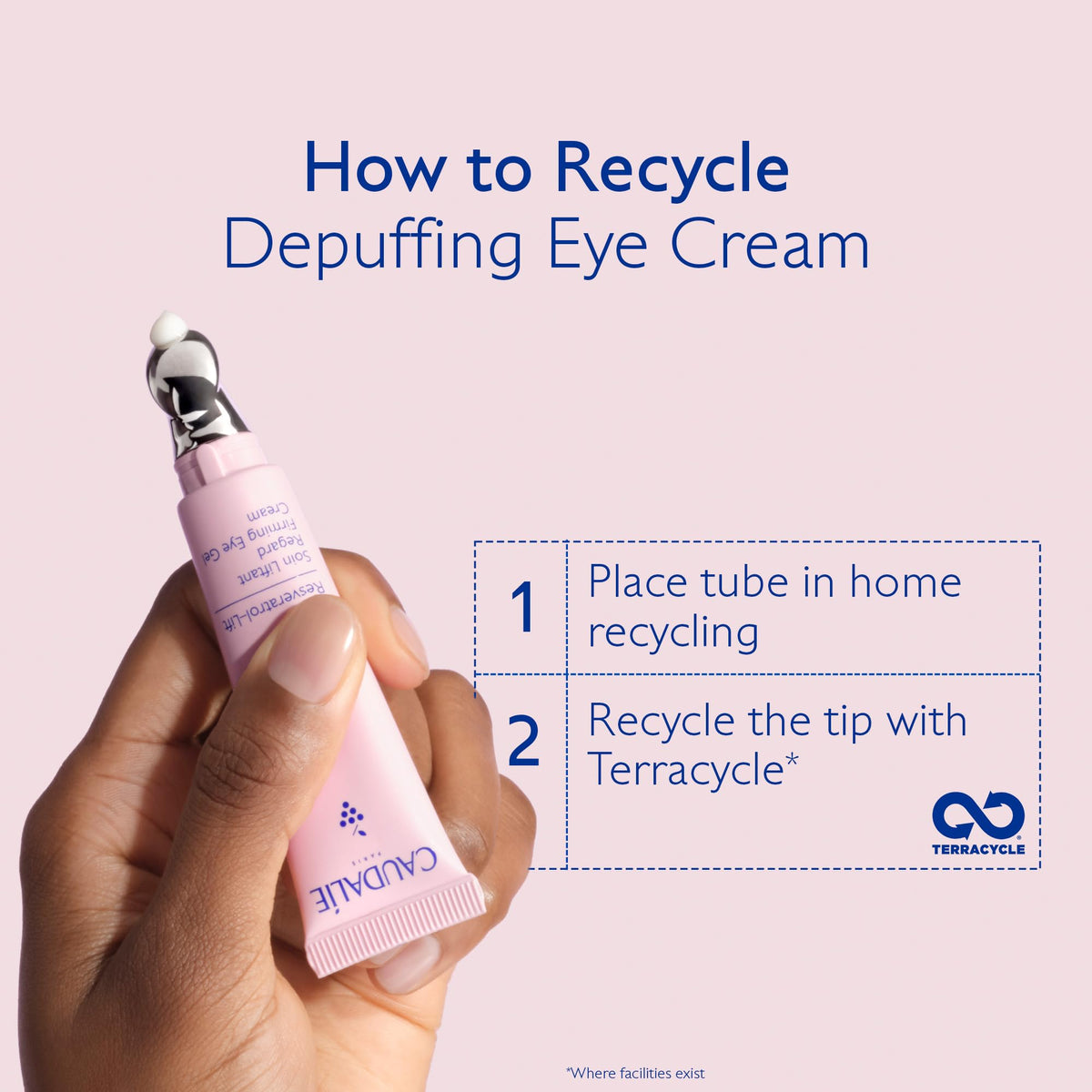 Caudalie Resveratrol Lift Depuffing Eye Cream with Peptides - Premium Selection Official Imagery - 6