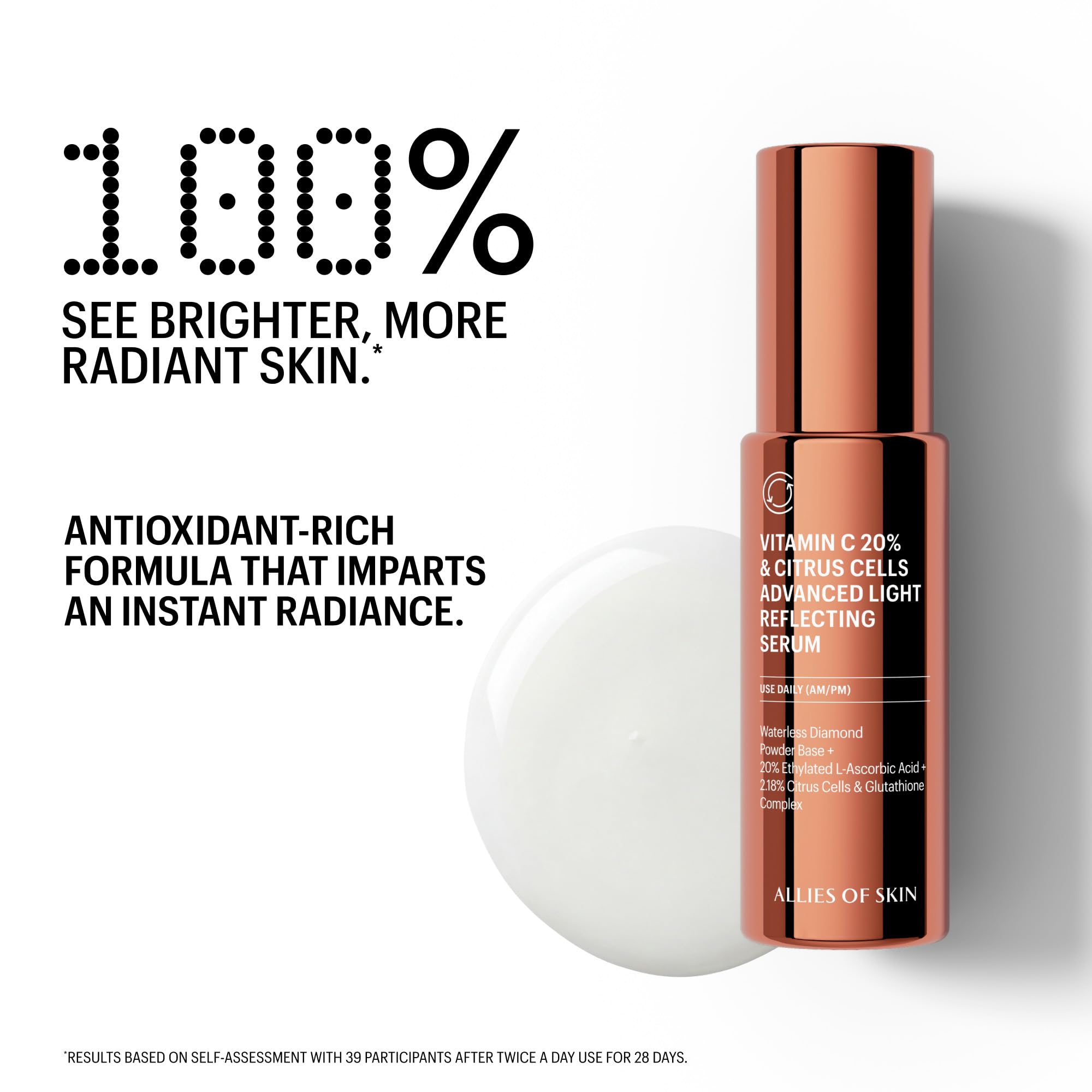 Allies of Skin 20 Vitamin C Serum 1 Fl Oz - Allies of Skin Official Imagery - 3