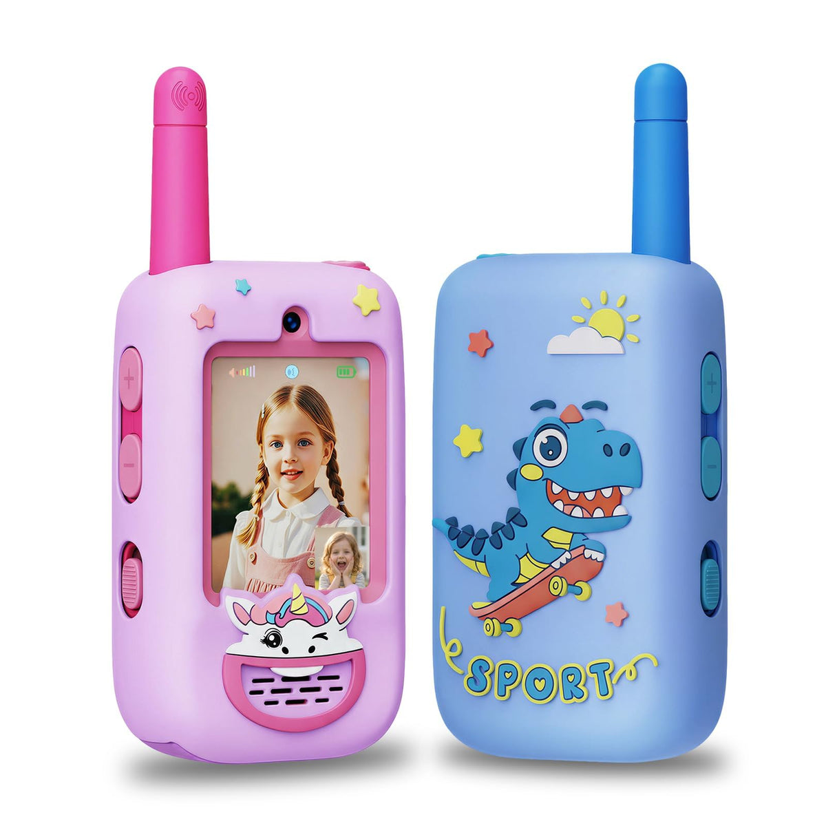 Video Walkie Talkies for Kids 2 Pack HD Camera Long Range - BOFIDAR Official Imagery - 1