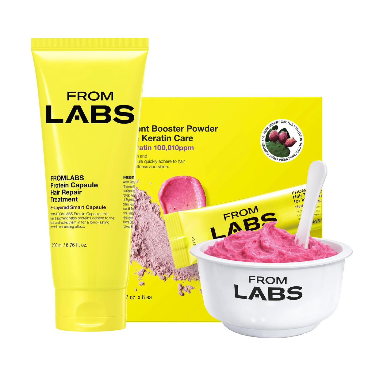 FROMLABS Deep Conditioning Protein Hair Mask Duo Set for - FROMLABS Official Imagery - 2
