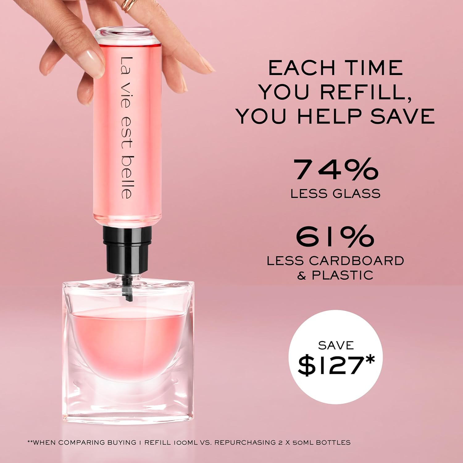 Lancôme La Vie Est Belle Eau de Parfum by Elefair featuring iris and patchouli notes in a long-lasting fragrance bottle.