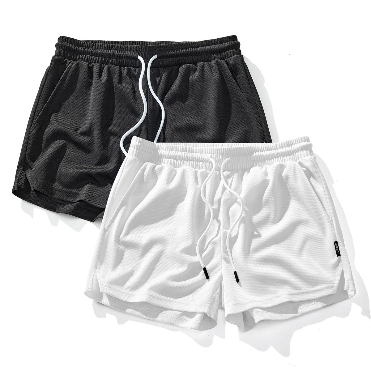 AIMPACT Men s Mesh Running Shorts 3 Inch Quick Dry Gym with - AIMPACT Official Imagery - 2