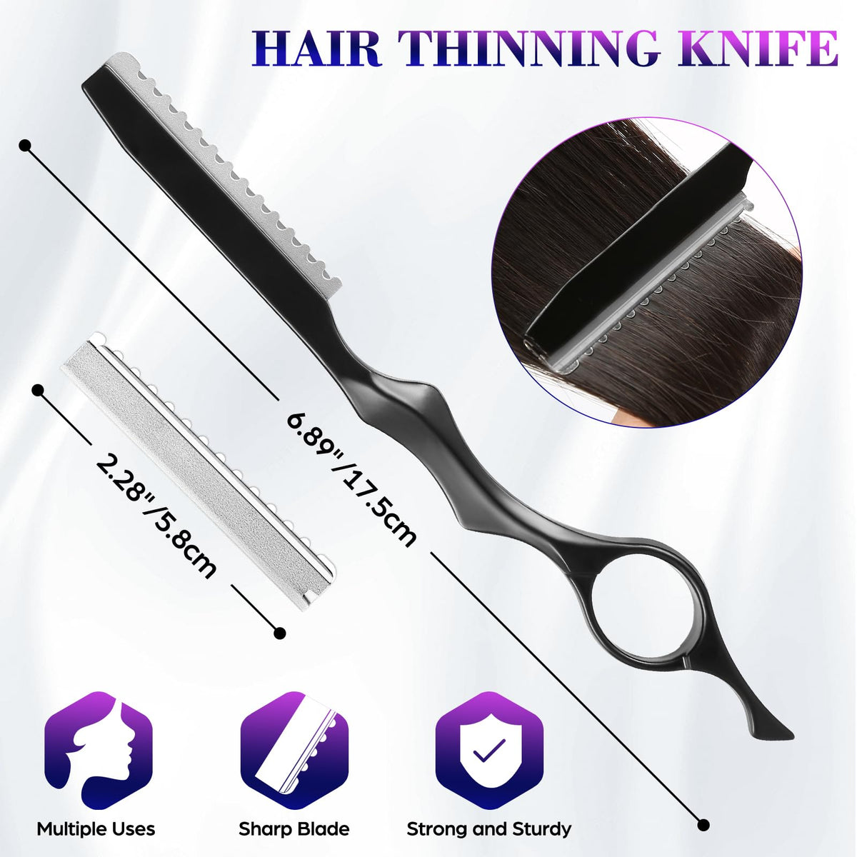 Hair Cutting Scissors Professional 6 89 inch Barber Scissors - Wenshall Official Imagery - 4