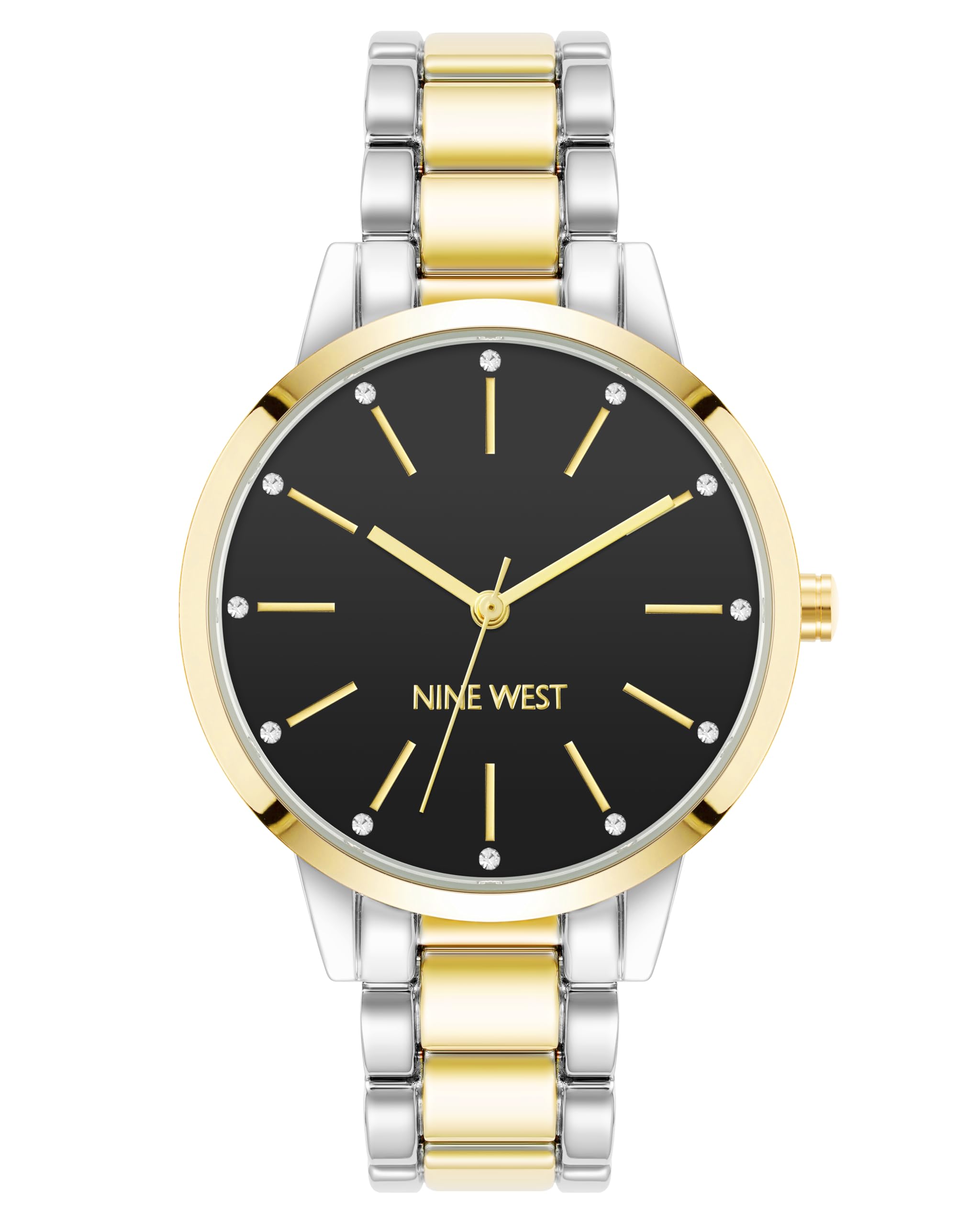 Nine West Women's Crystal Accented Bracelet Watch - View 7