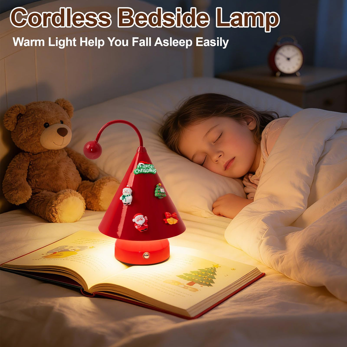 Led Lights Cozy Home Decor Cute Christmas Tree Desk Lamp - Qeipy Official Imagery - 6