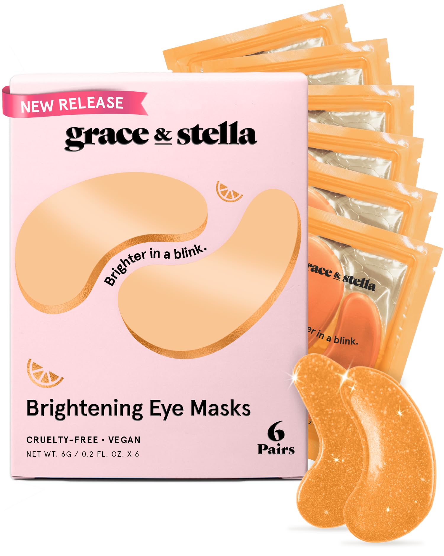 grace &amp; stella New Brightening Eye Patches for Dark Circles - grace &amp; stella