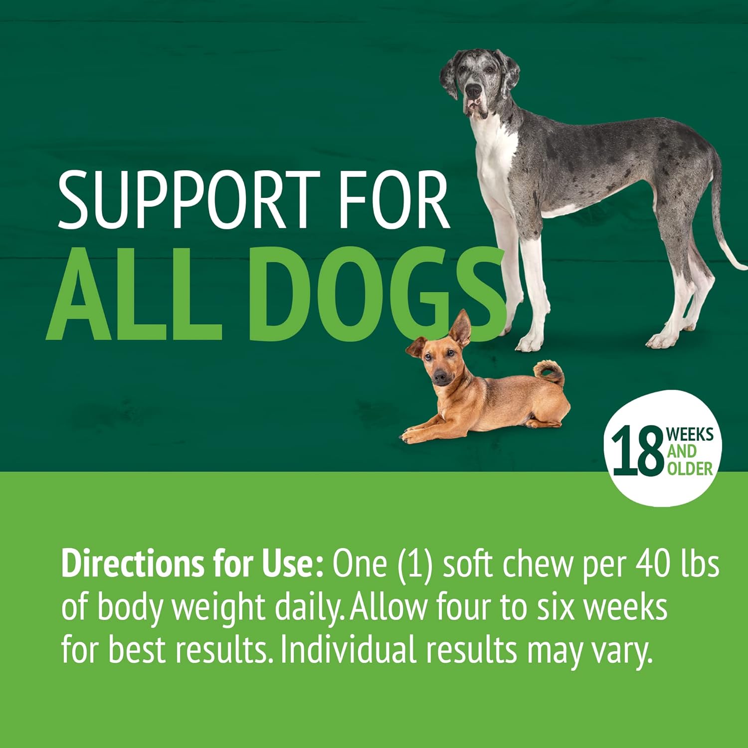 PetNC Natural Care Hip & Joint Mega Soft Chews for dogs, showing soft chews in a bowl with natural ingredients.
