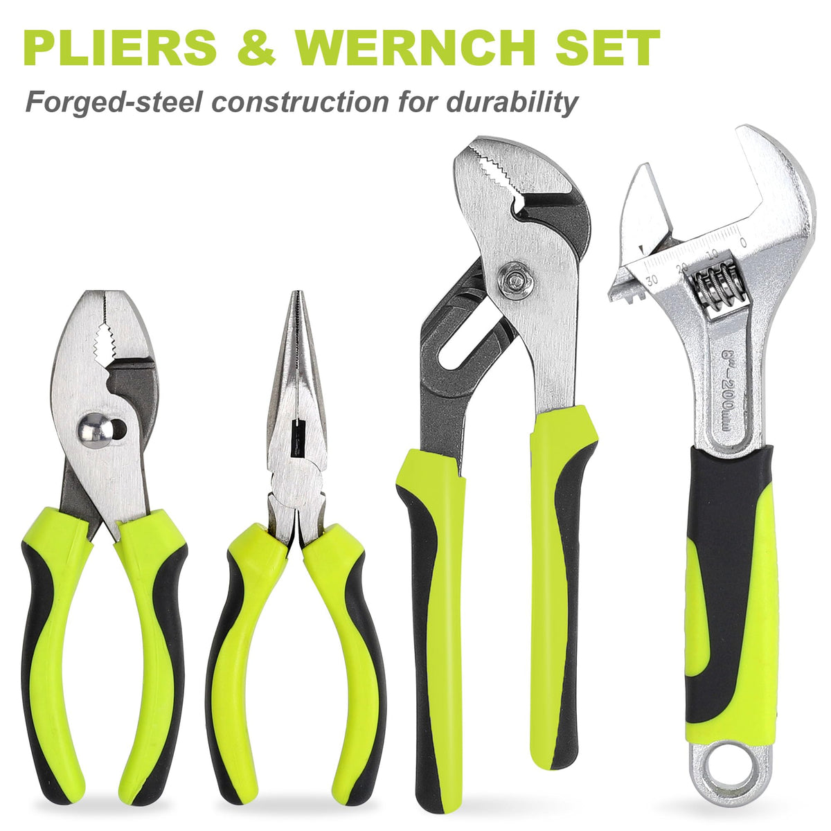 FASTPRO 198 Piece Home Repairing Tool Set with Tool Box - FASTPRO Official Imagery - 8