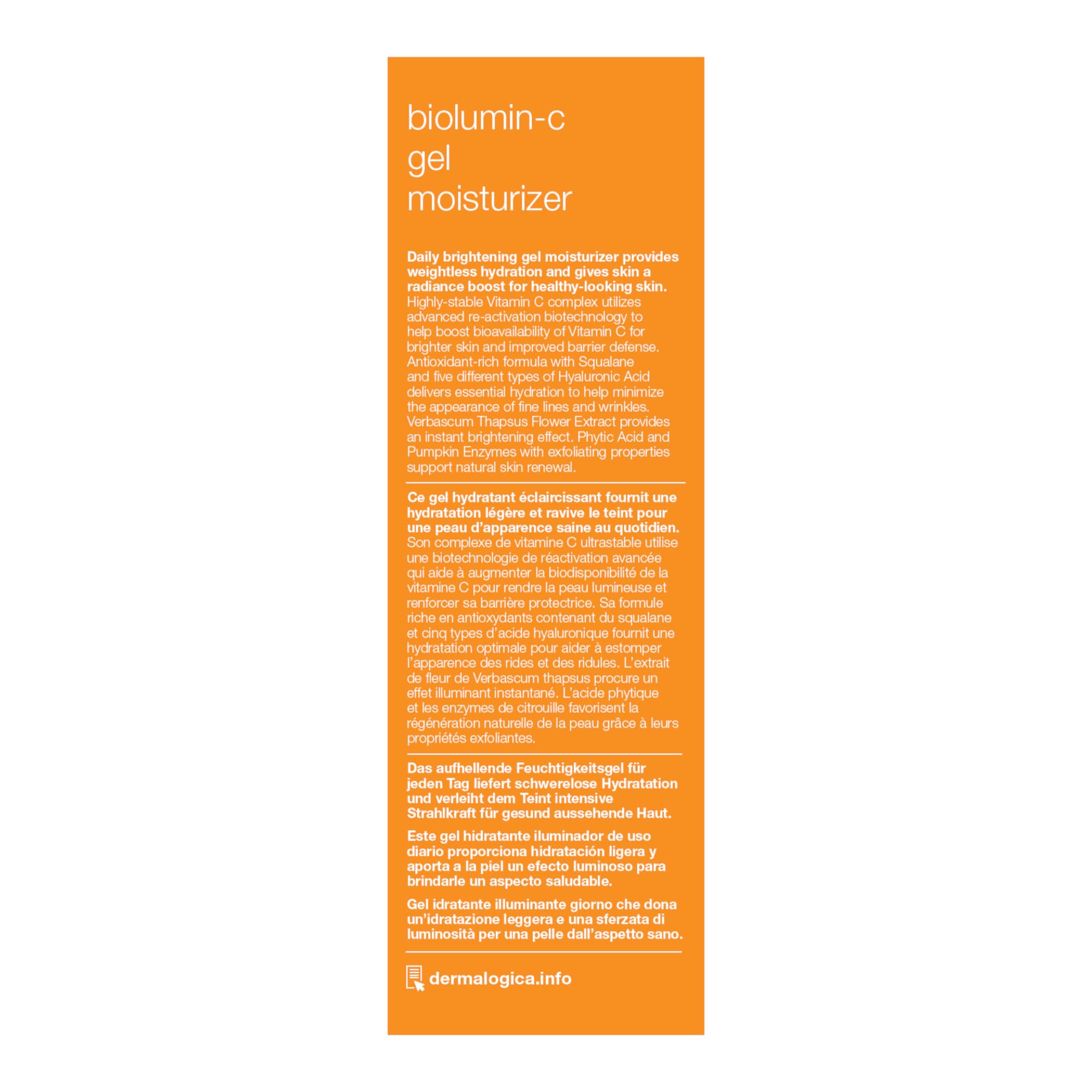 Dermalogica Biolumin C Gel Moisturizer 1 7 Fl Oz - Premium Selection Official Imagery - 5